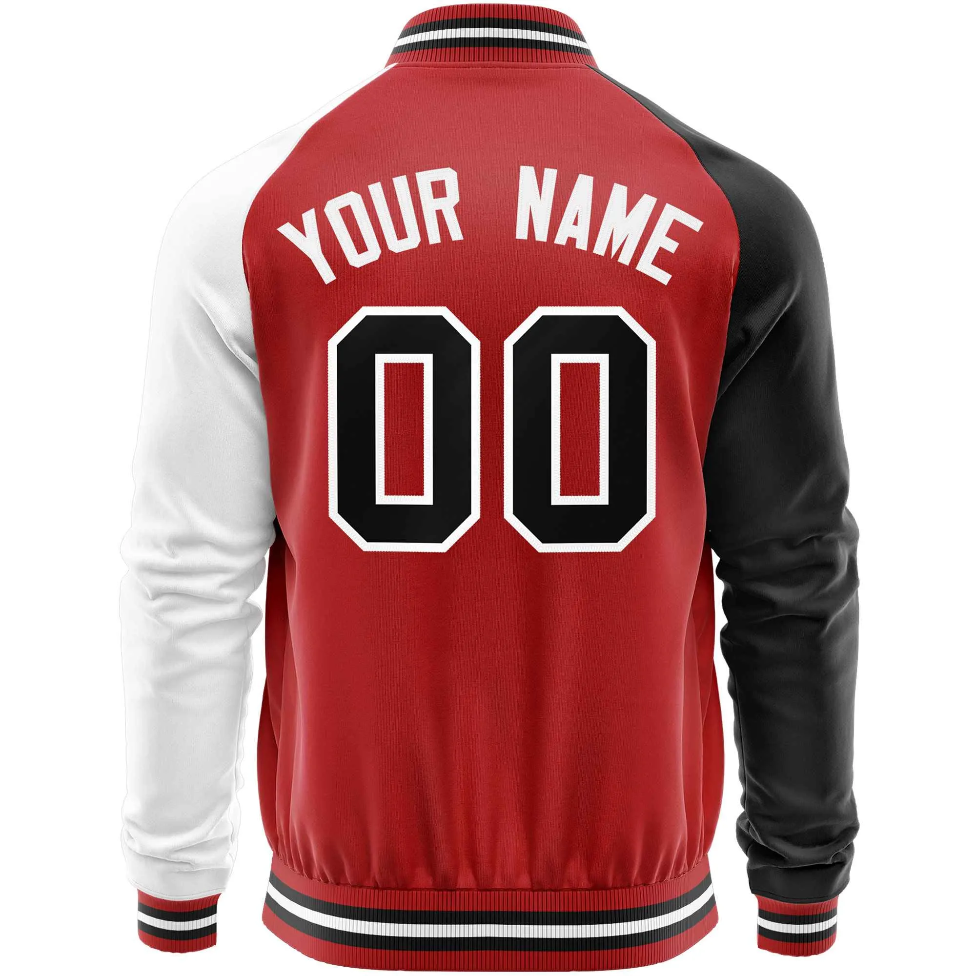 Custom Raglan Sleeves Men's Fashion Varsity Jacket Causal Slim Fit Cotton Letterman Baseball Bomber Jackets