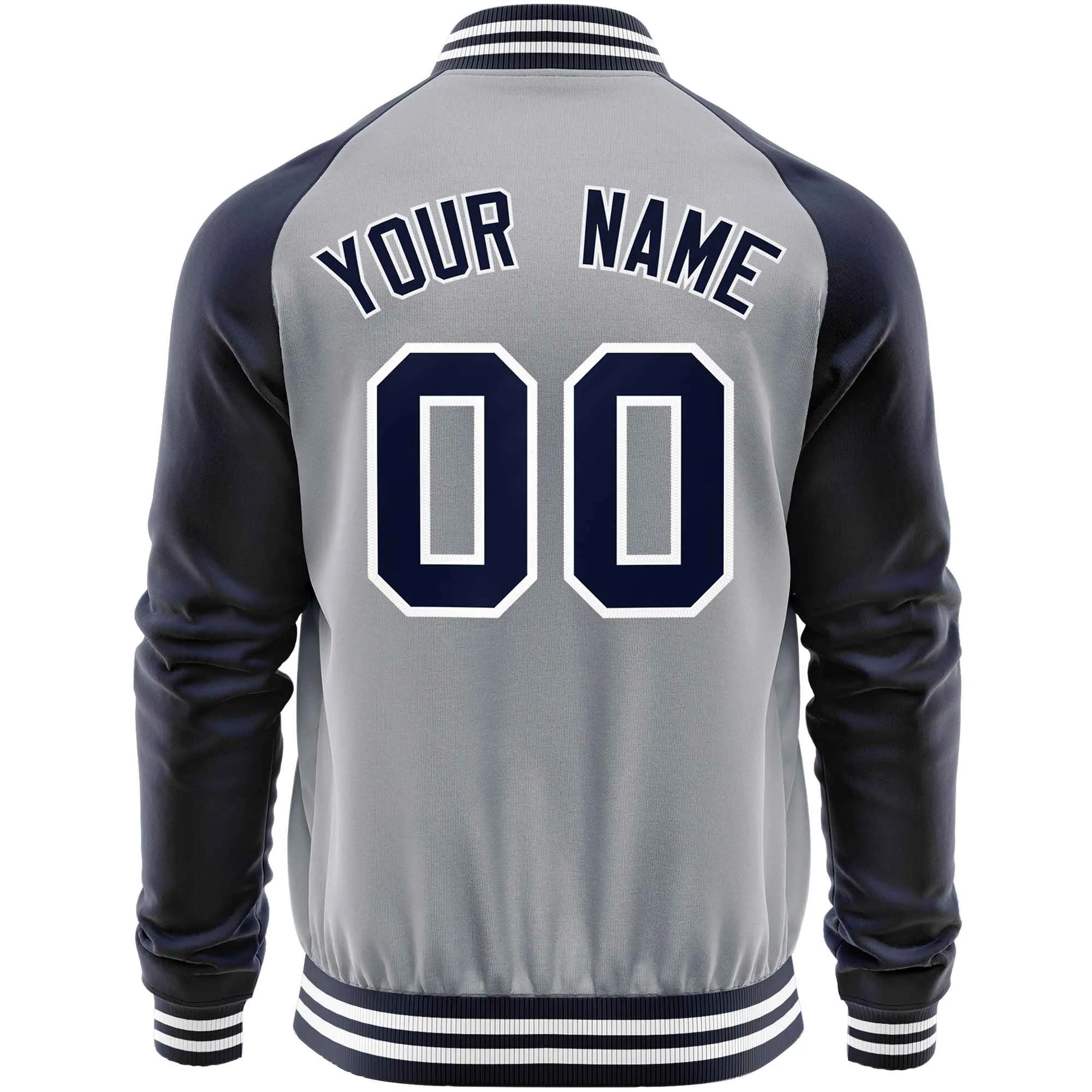 Custom Raglan Sleeves Men's Fashion Varsity Jacket Causal Slim Fit Cotton Letterman Baseball Bomber Jackets