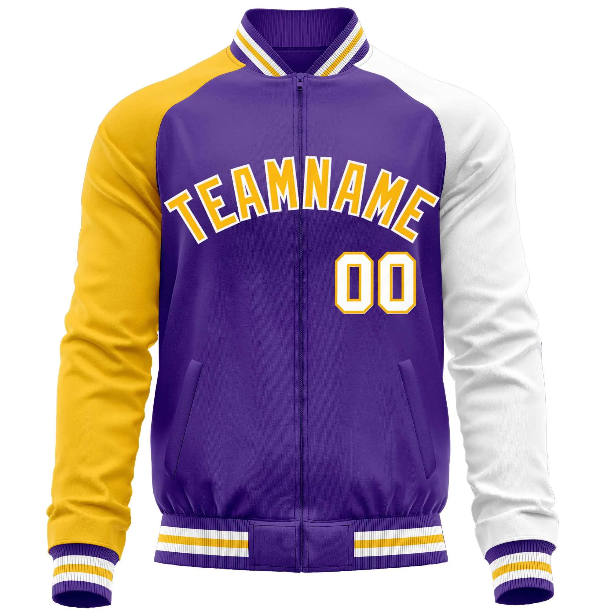 Custom Raglan Sleeves Men's Fashion Varsity Jacket Causal Slim Fit Cotton Letterman Baseball Bomber Jackets
