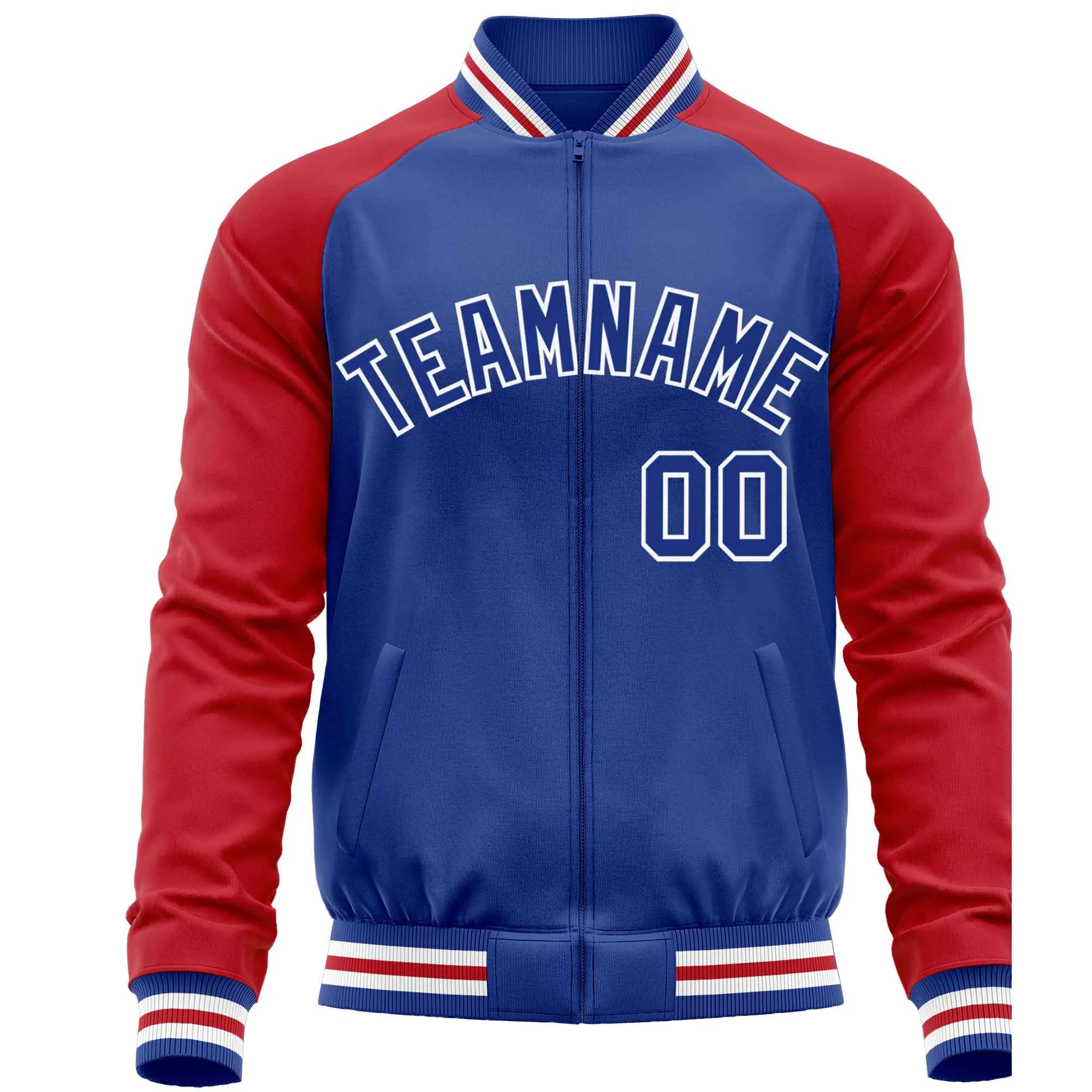 Custom Raglan Sleeves Men's Fashion Varsity Jacket Causal Slim Fit Cotton Letterman Baseball Bomber Jackets