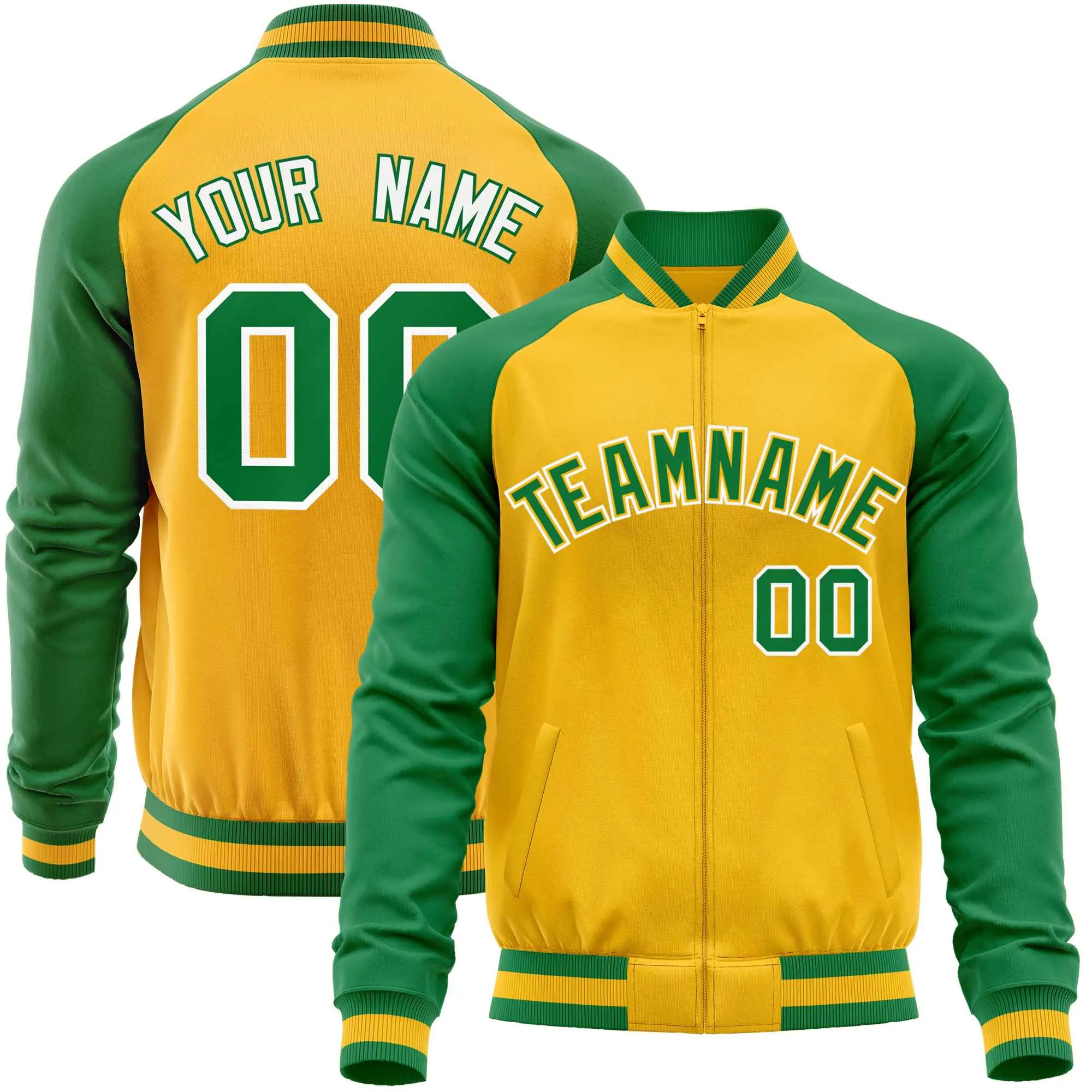 Custom Raglan Sleeves Men's Fashion Varsity Jacket Causal Slim Fit Cotton Letterman Baseball Bomber Jackets