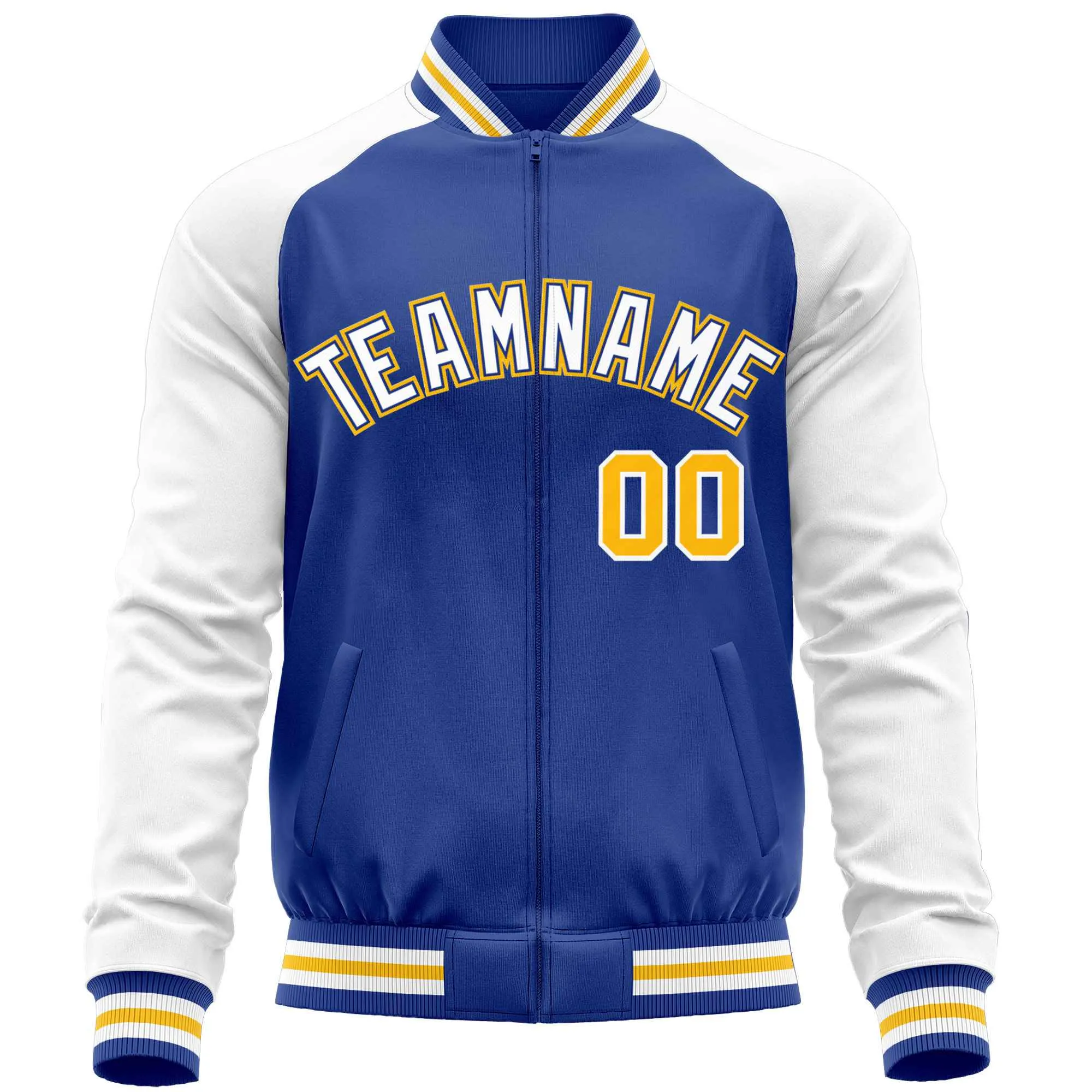 Custom Raglan Sleeves Men's Fashion Varsity Jacket Causal Slim Fit Cotton Letterman Baseball Bomber Jackets