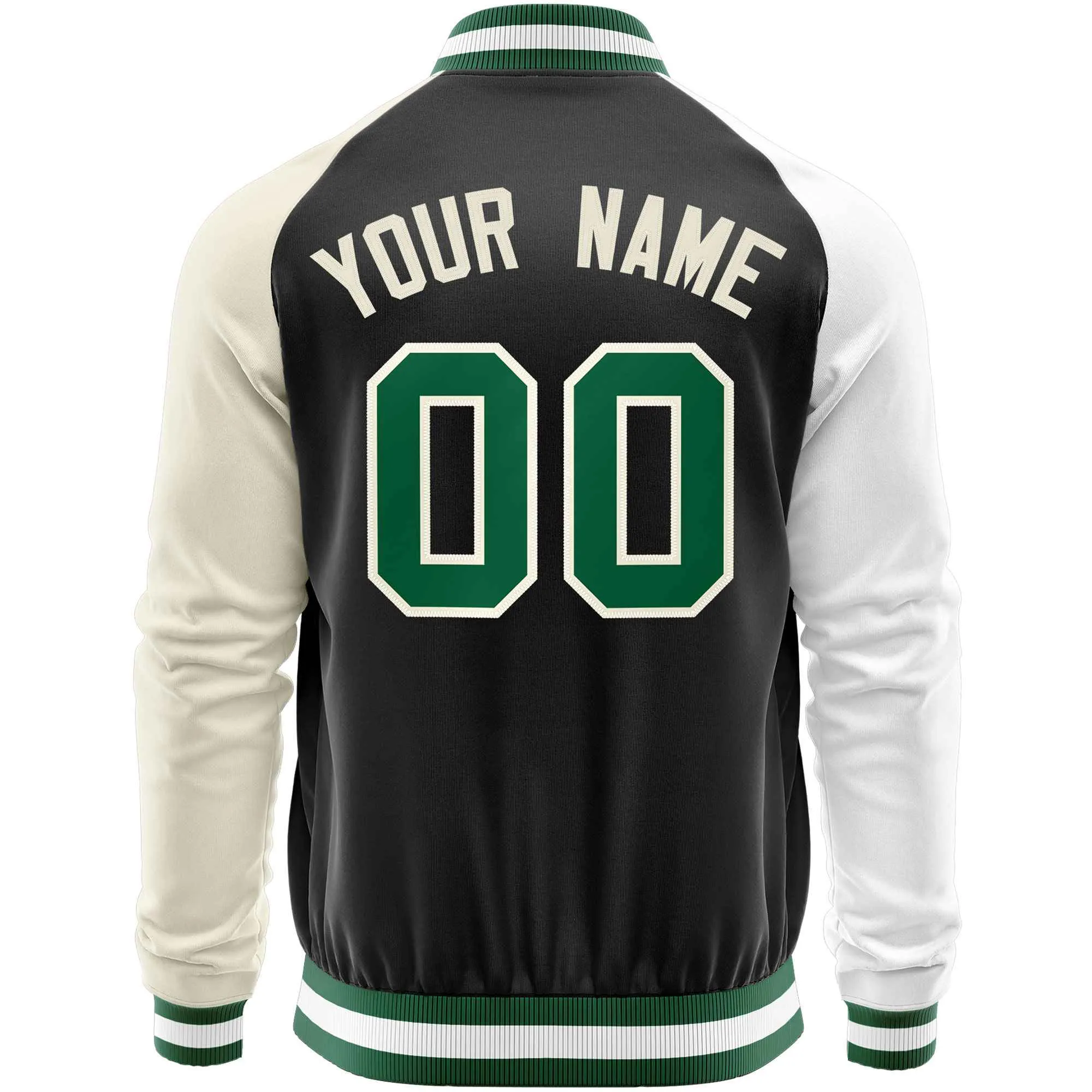 Custom Raglan Sleeves Men's Fashion Varsity Jacket Causal Slim Fit Cotton Letterman Baseball Bomber Jackets