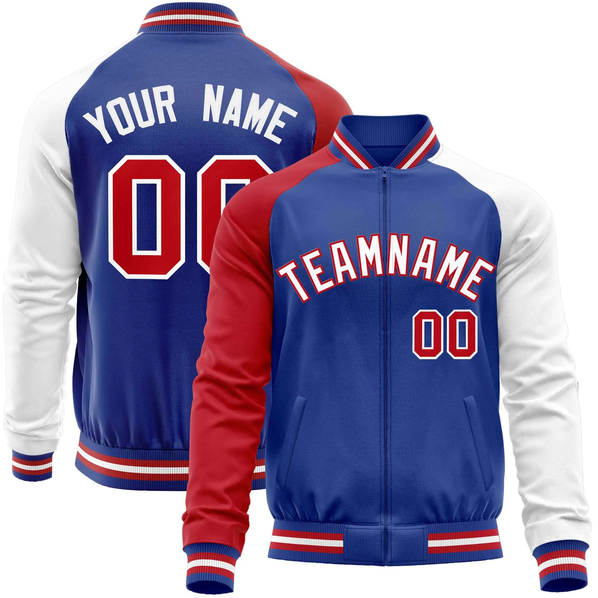Custom Raglan Sleeves Men's Fashion Varsity Jacket Causal Slim Fit Cotton Letterman Baseball Bomber Jackets