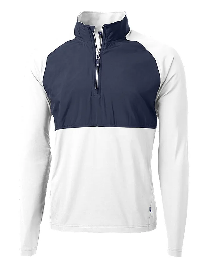 Cutter & Buck Men's Adapt Eco Knit Hybrid Recycled Quarter Zip