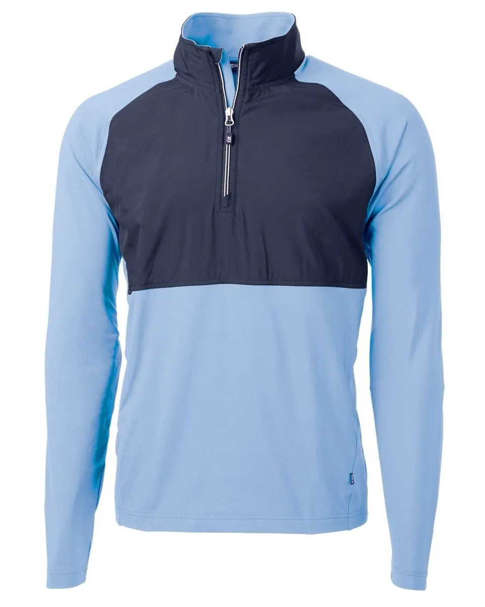 Cutter & Buck Men's Adapt Eco Knit Hybrid Recycled Quarter Zip
