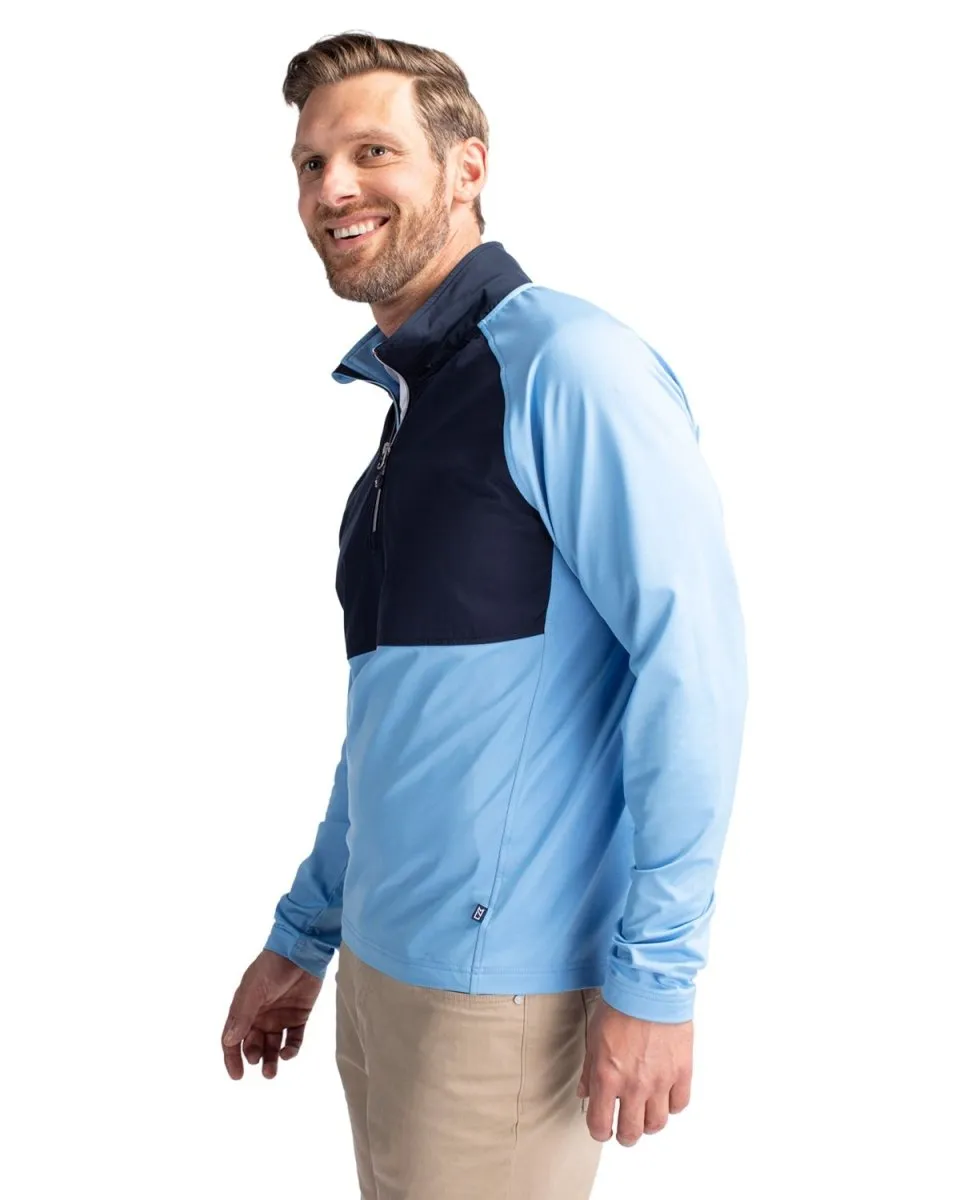Cutter & Buck Men's Adapt Eco Knit Hybrid Recycled Quarter Zip