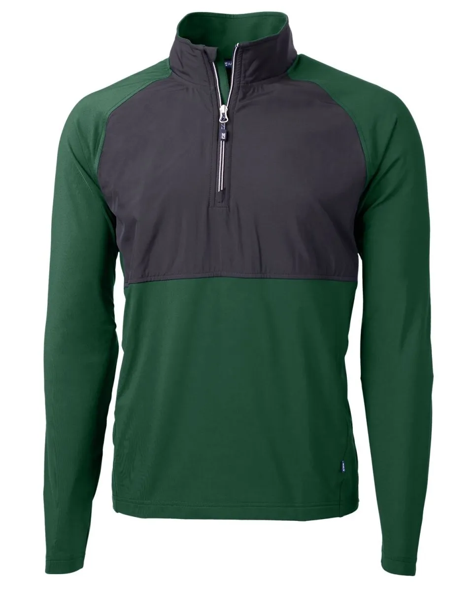 Cutter & Buck Men's Adapt Eco Knit Hybrid Recycled Quarter Zip