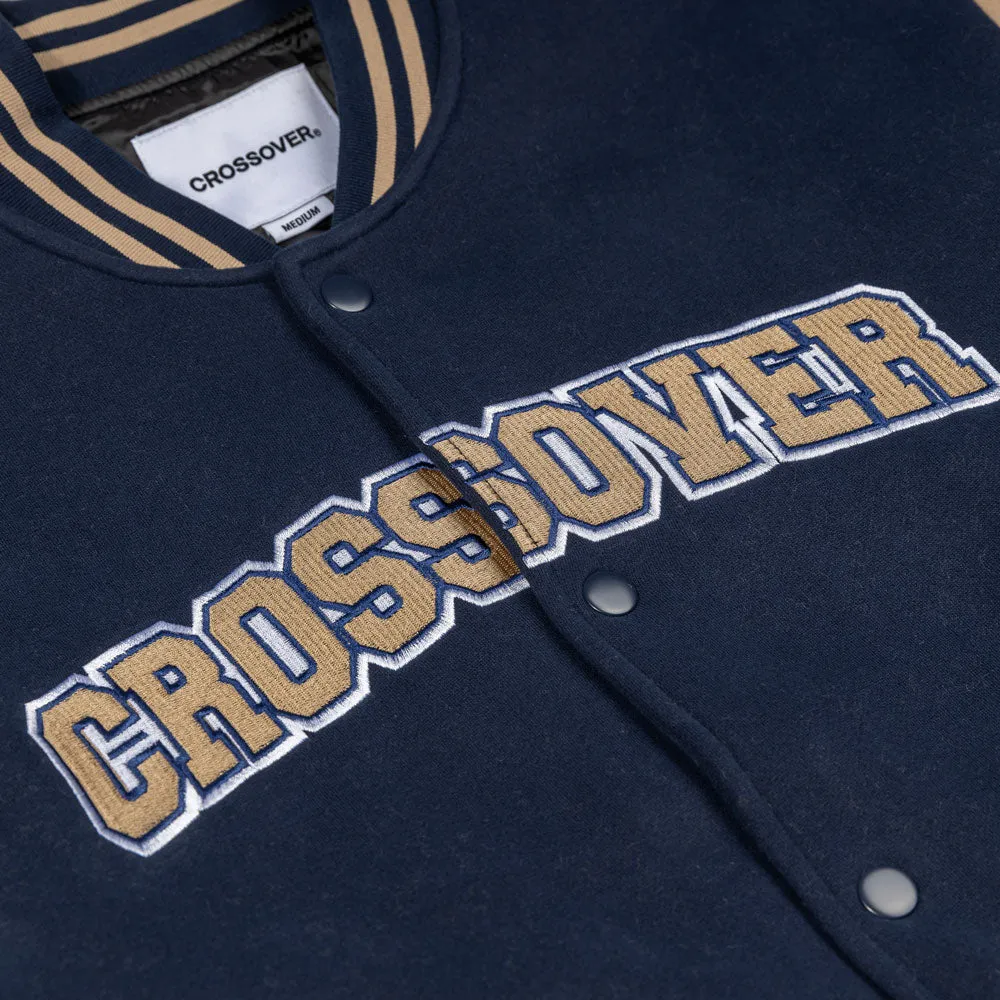 Daily Dazed Varsity Jacket | Navy