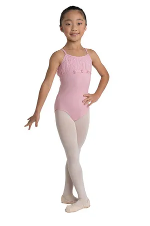 Danz N Motion Chiffon Pleated Yoke Leotard - Lavender