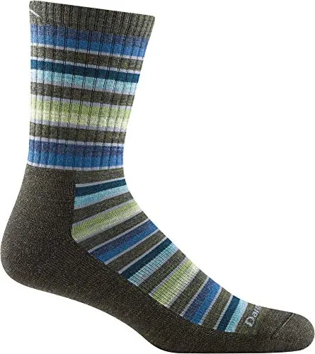 Darn Tough Mens 1992 Decade Stripe Micro Crew Midweight with Cushion Merino Wool Socks
