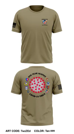 DISTRICT 5 COVID-19 TASK FORCE Store 1 Core Men's SS Performance Tee - TwzZEd