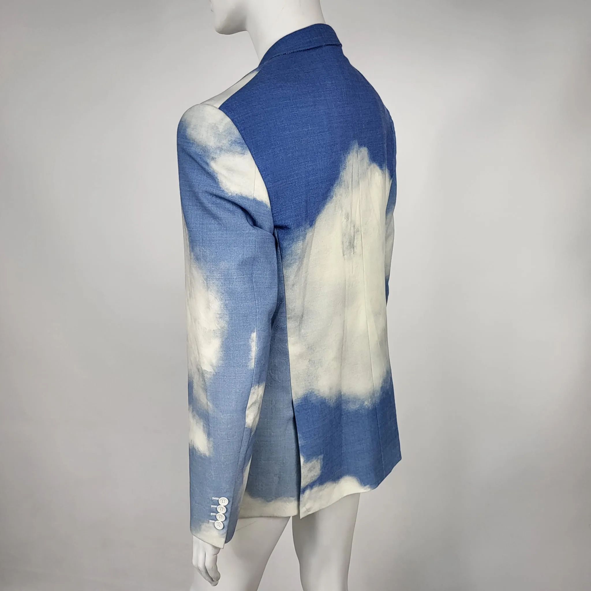 Embossed Cloud & Button Jacket