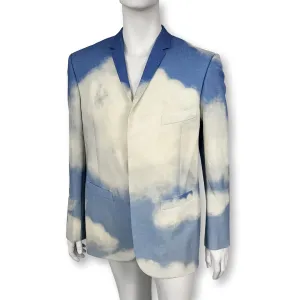 Embossed Cloud & Button Jacket