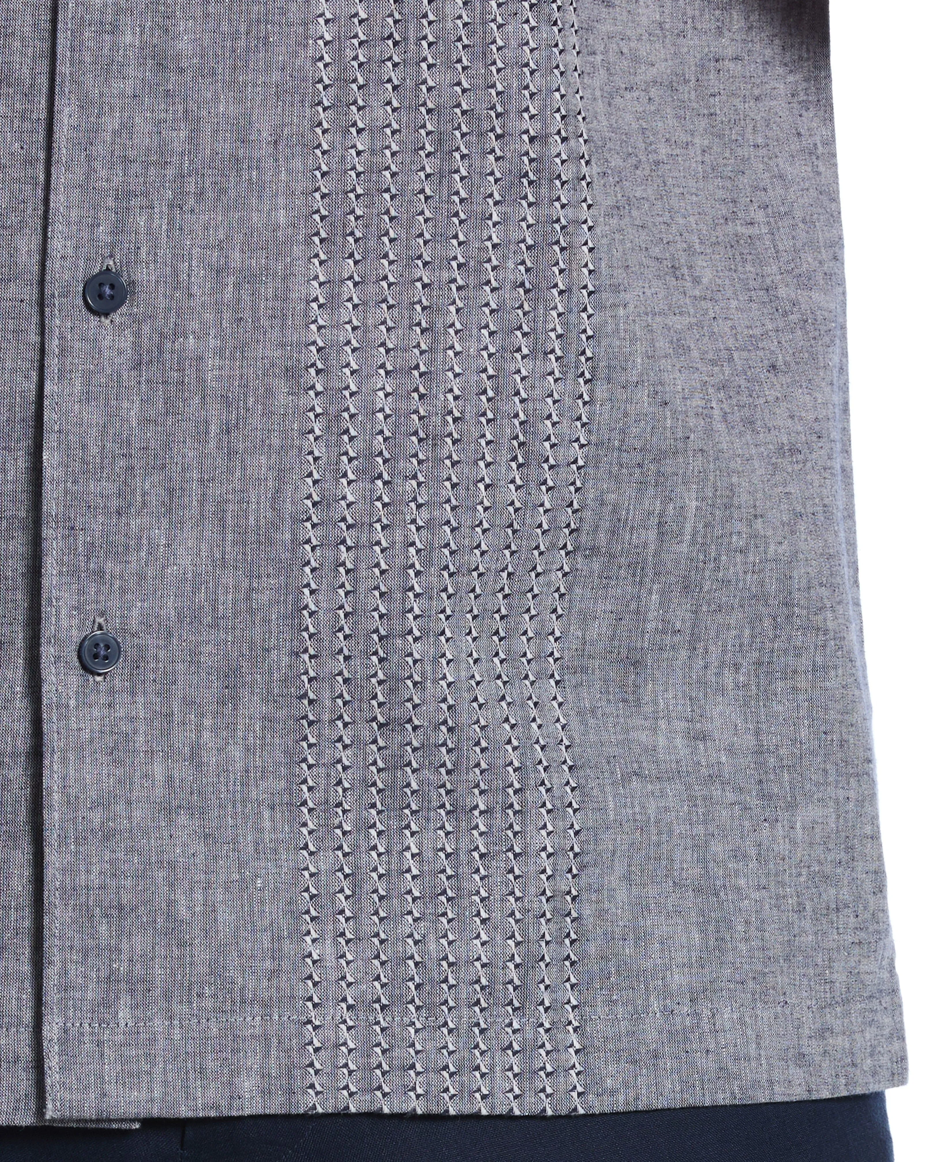Engineered Dobby Panels Shirt