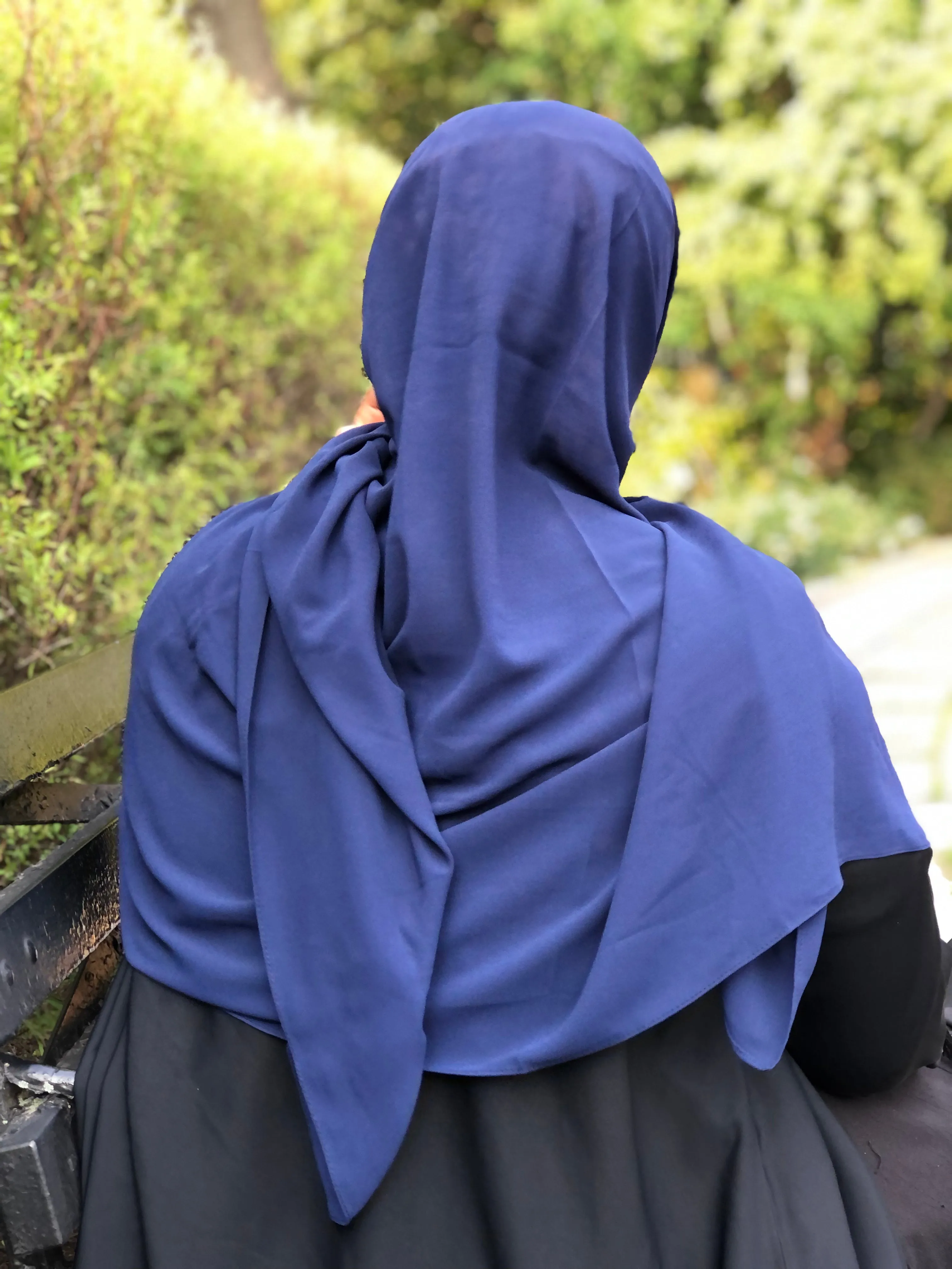 Everyday Chiffon Hijab - Navy Blue