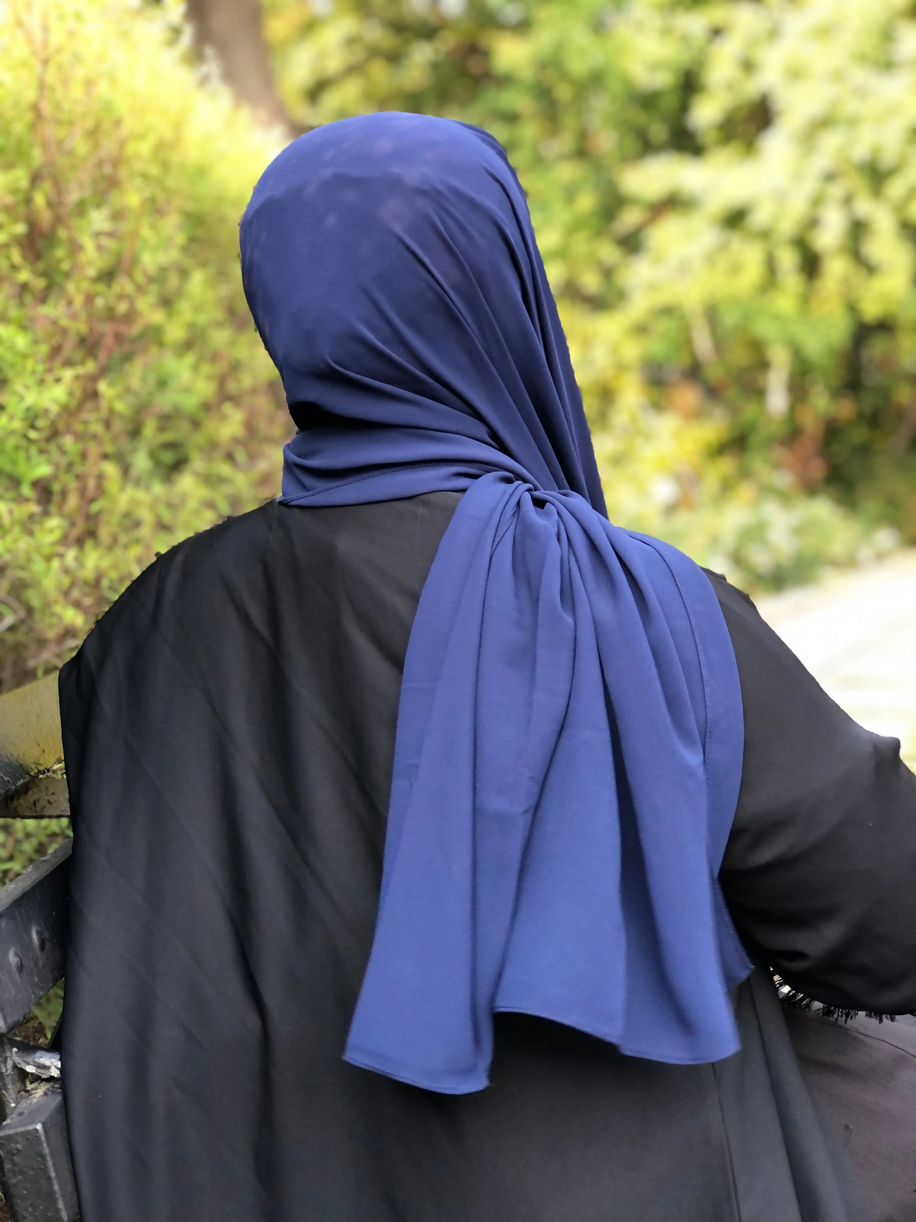 Everyday Chiffon Hijab - Navy Blue