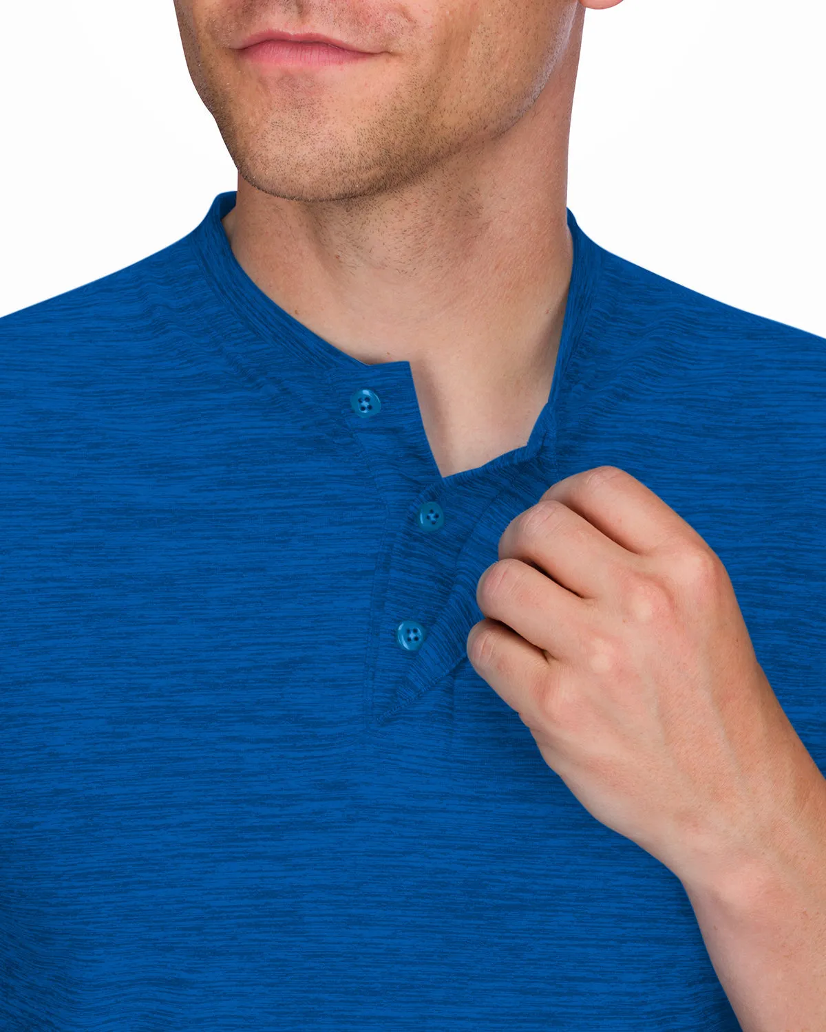 Extreme Deal- Men's Quick-Dry Collarless Golf Polos