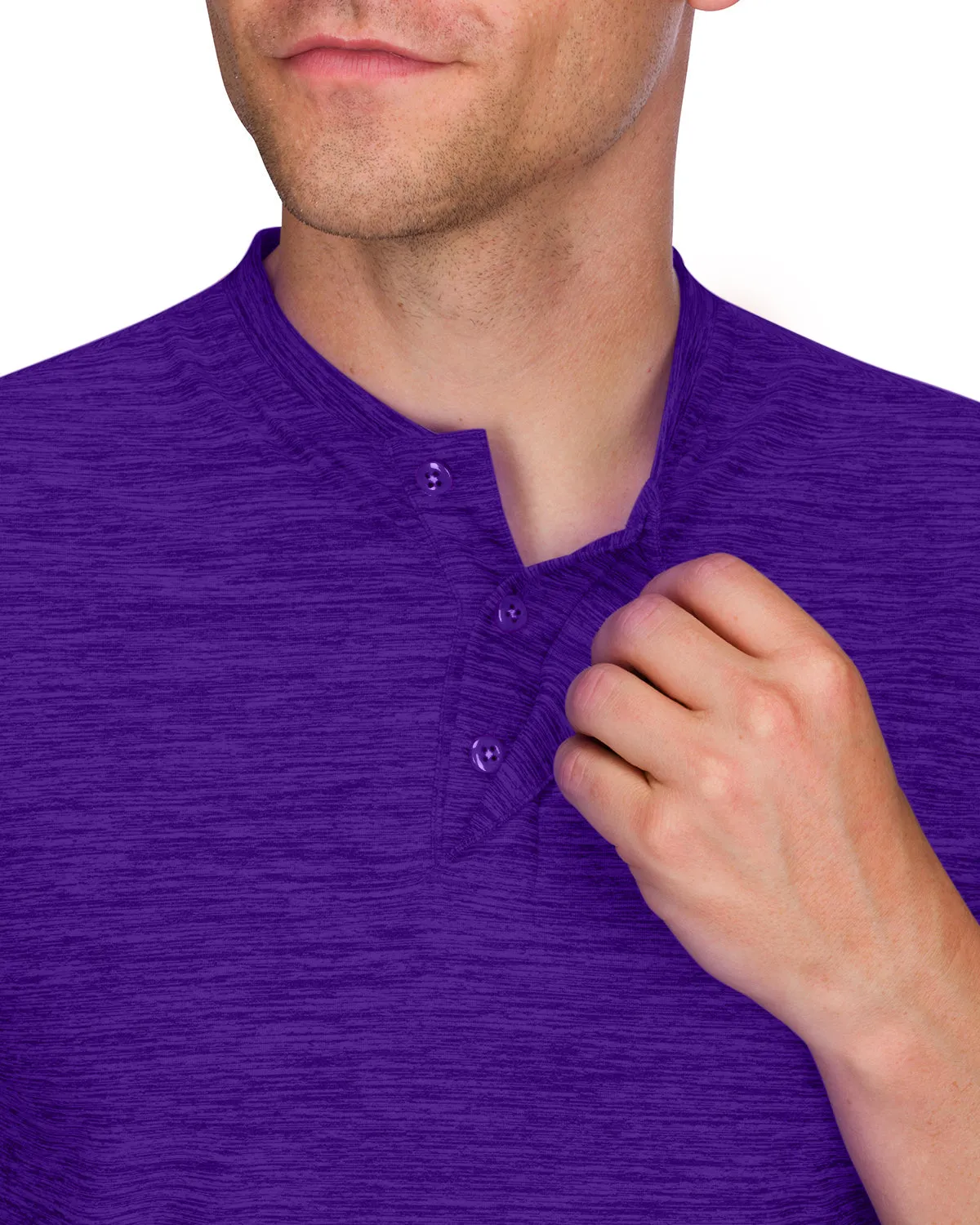 Extreme Deal- Men's Quick-Dry Collarless Golf Polos