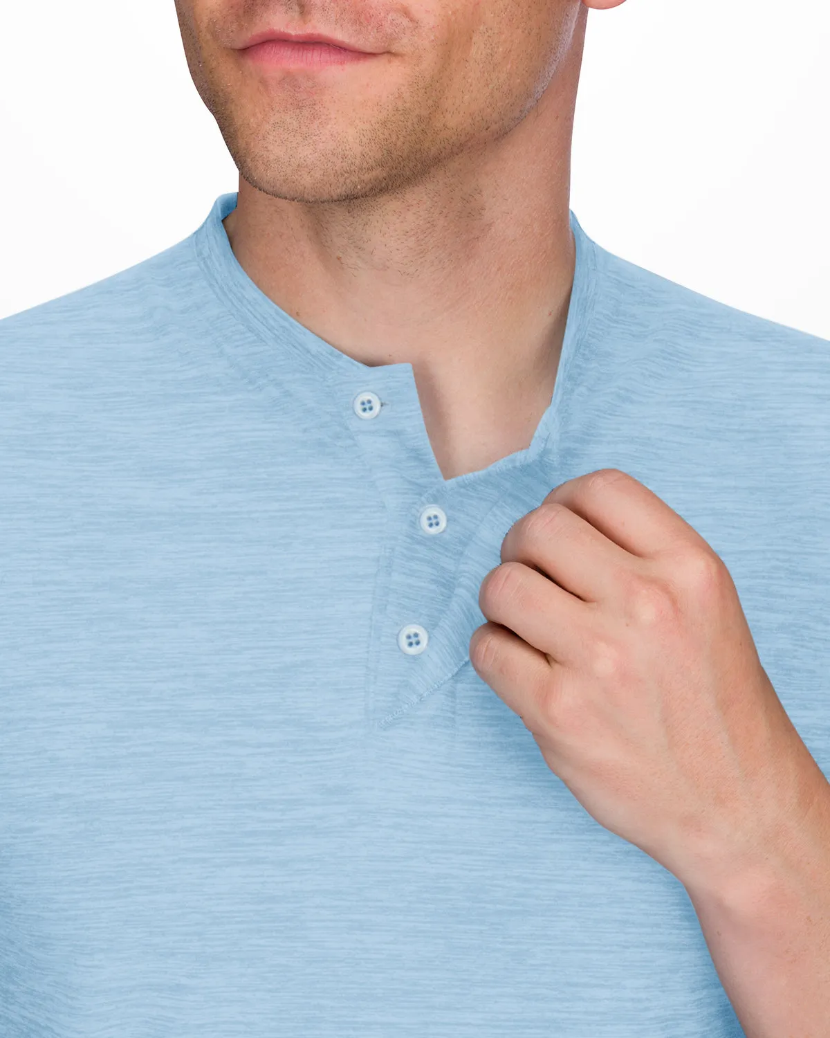 Extreme Deal- Men's Quick-Dry Collarless Golf Polos