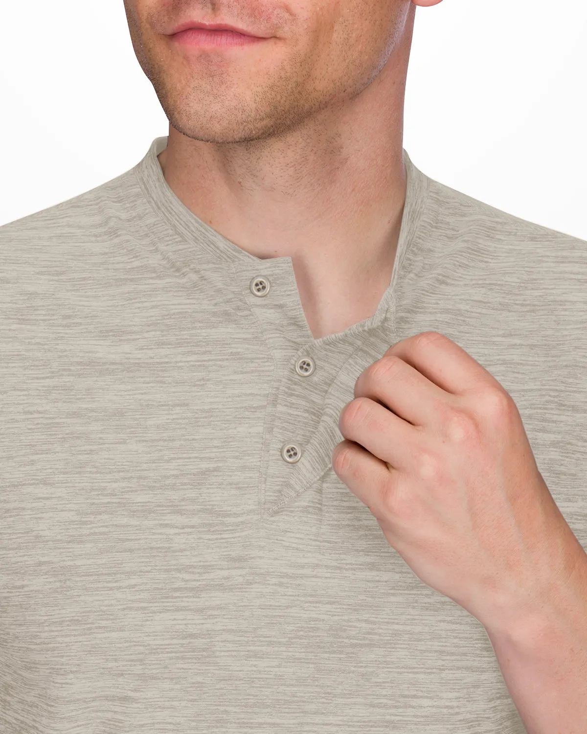 Extreme Deal- Men's Quick-Dry Collarless Golf Polos