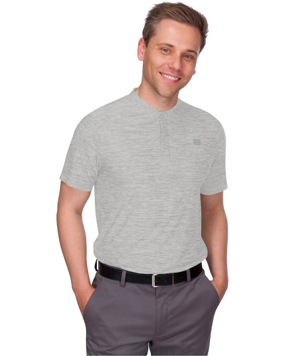 Extreme Deal- Men's Quick-Dry Collarless Golf Polos