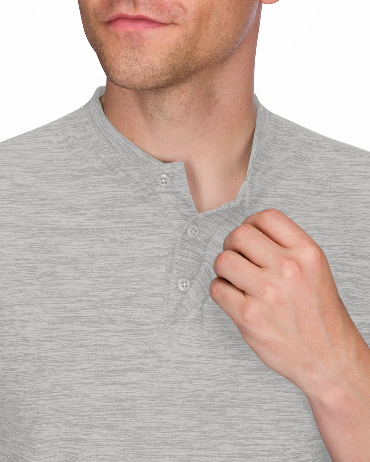 Extreme Deal- Men's Quick-Dry Collarless Golf Polos