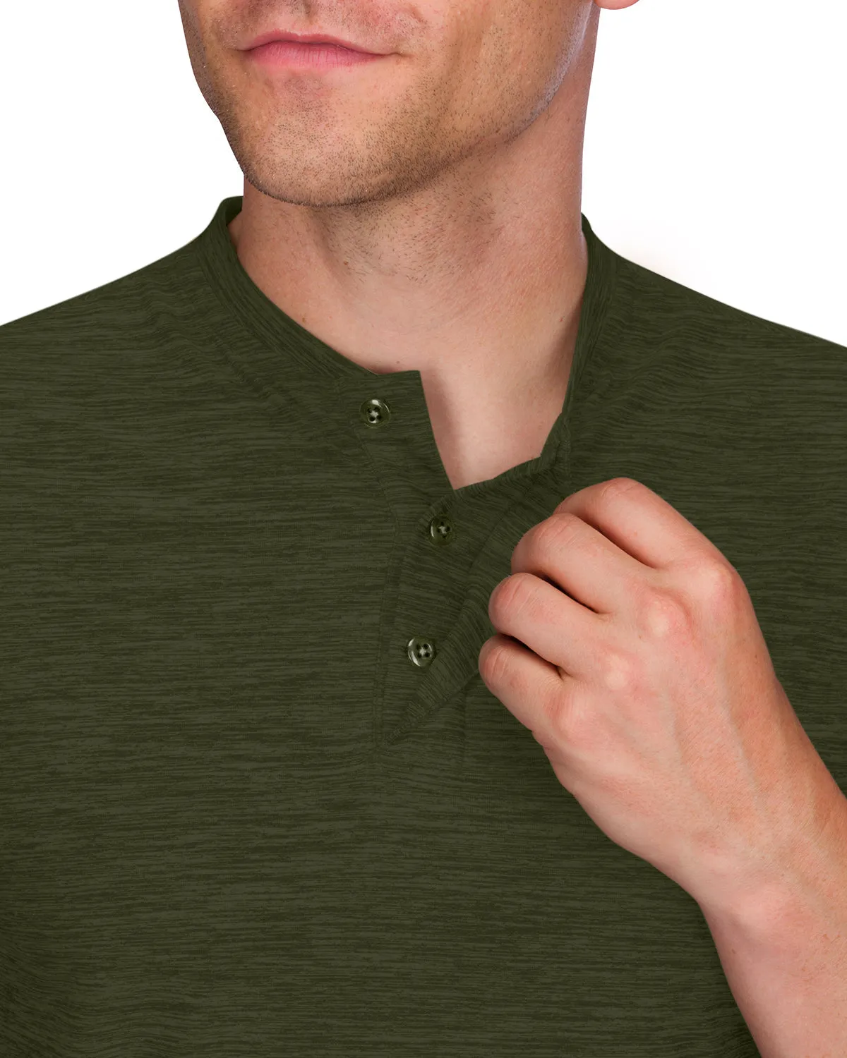 Extreme Deal- Men's Quick-Dry Collarless Golf Polos