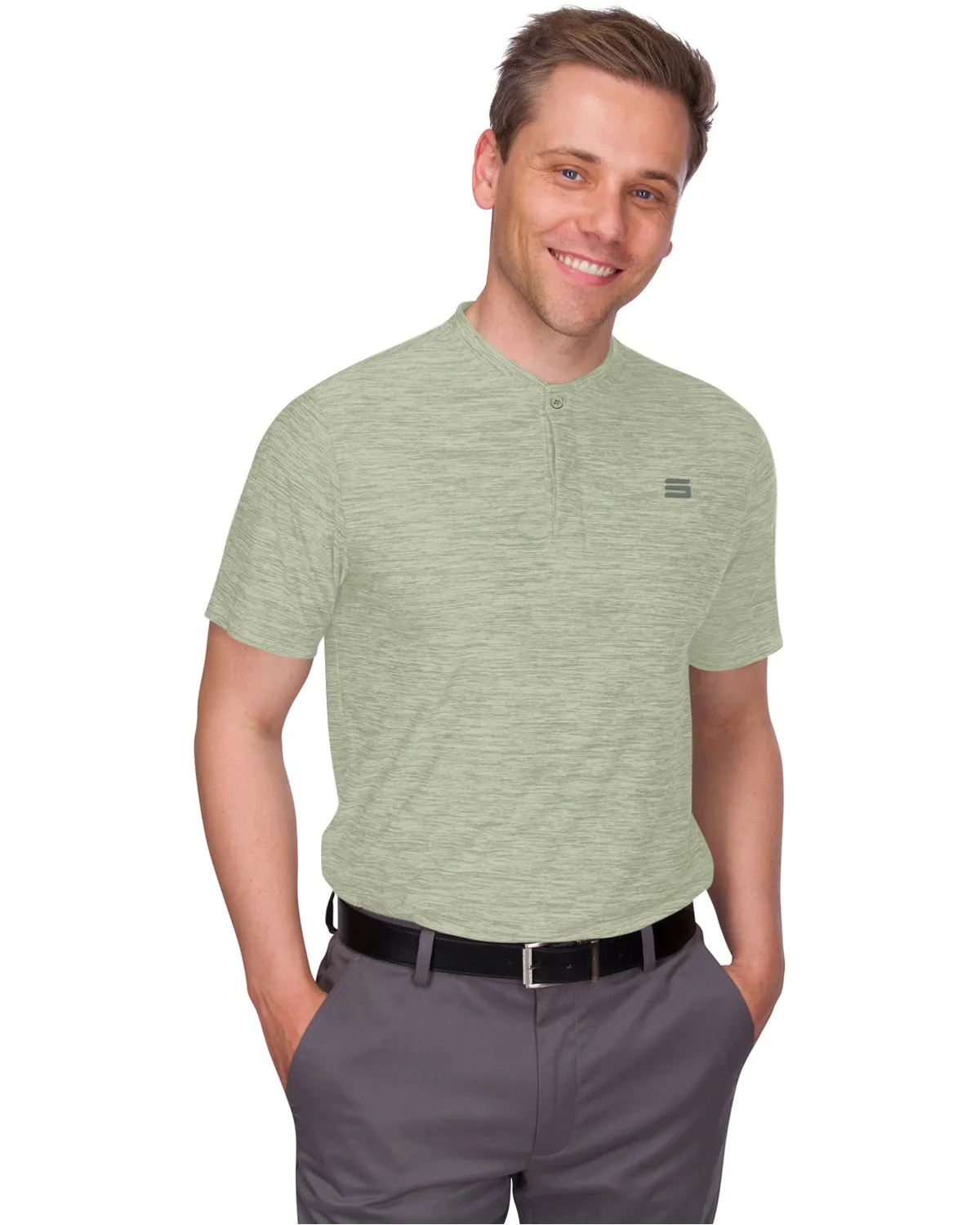 Extreme Deal- Men's Quick-Dry Collarless Golf Polos
