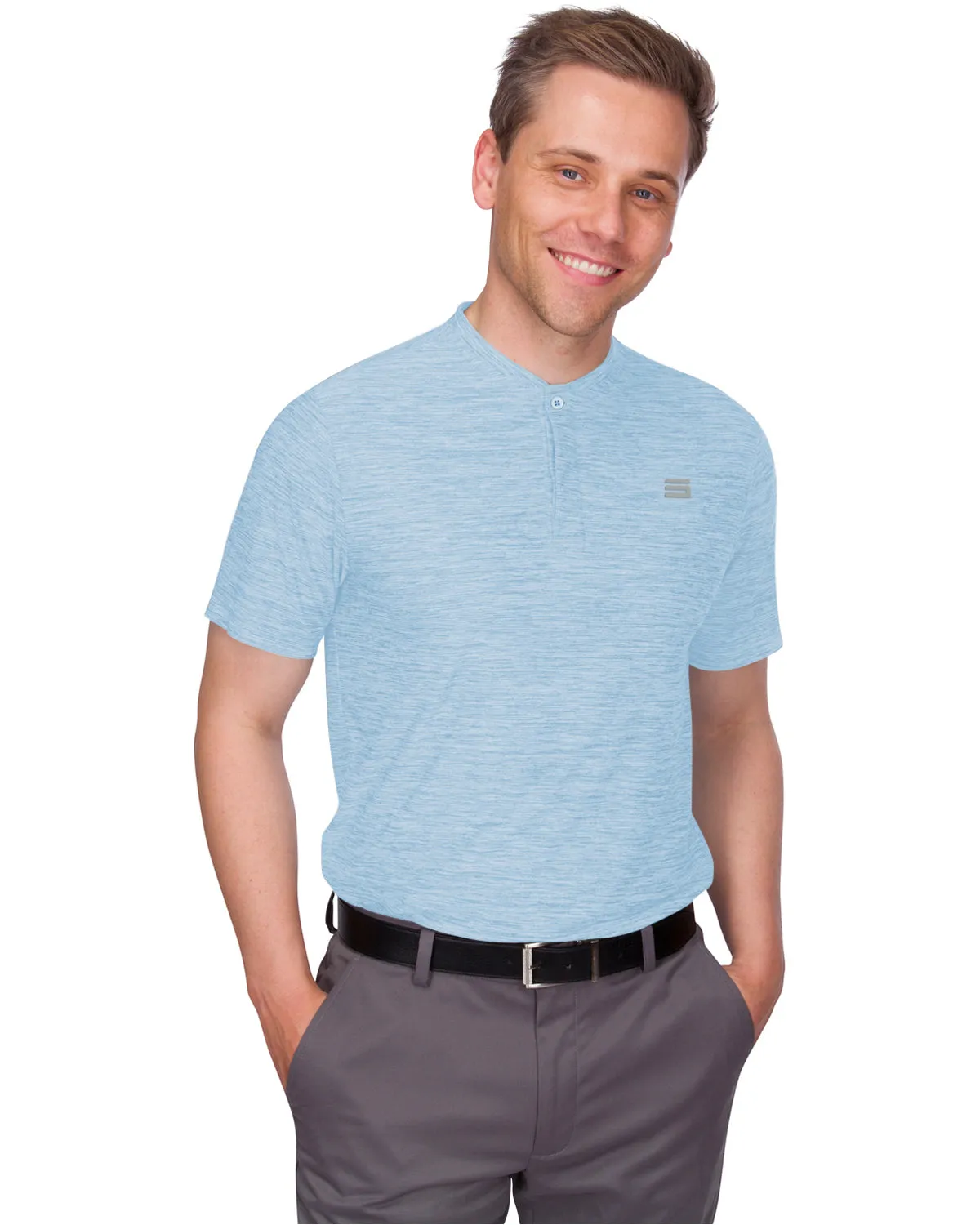 Extreme Deal- Men's Quick-Dry Collarless Golf Polos