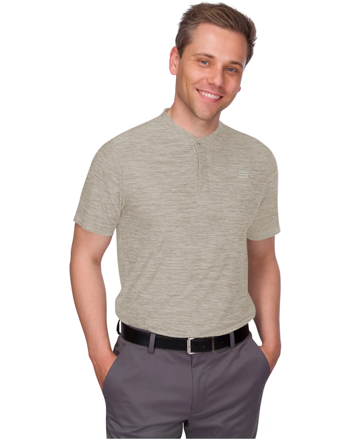 Extreme Deal- Men's Quick-Dry Collarless Golf Polos