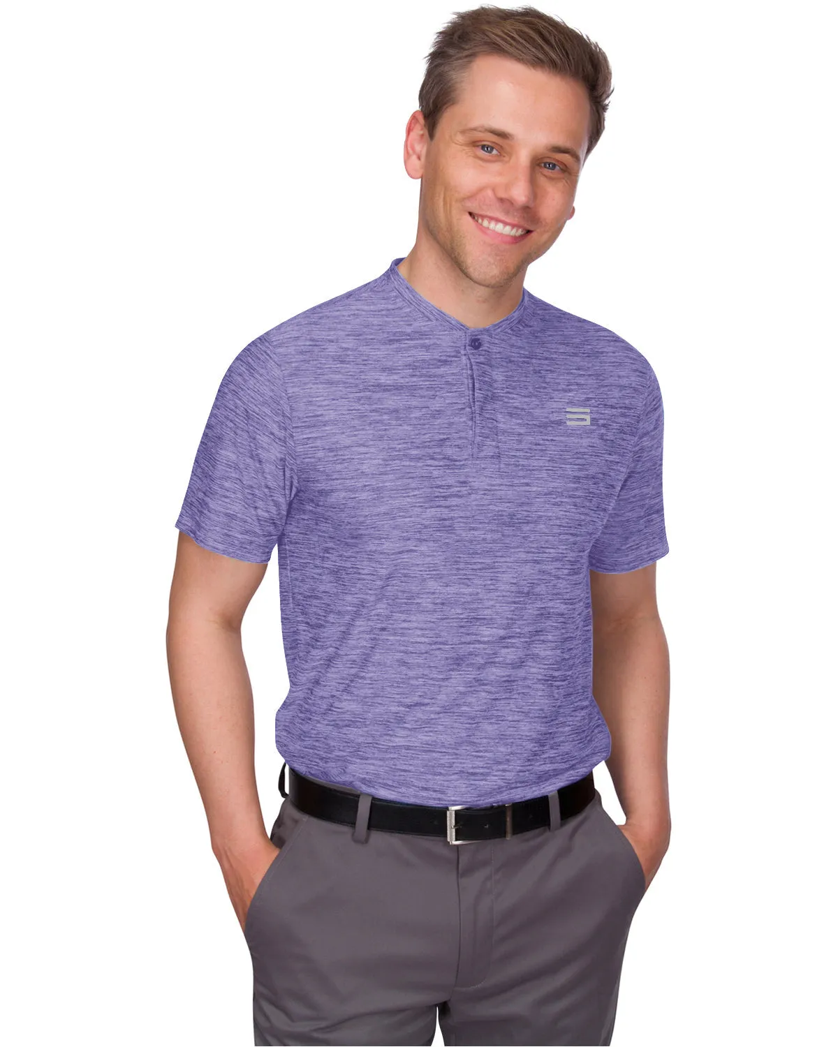 Extreme Deal- Men's Quick-Dry Collarless Golf Polos