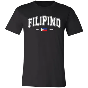 Filipino Est 1898 Unisex Jersey T-Shirt