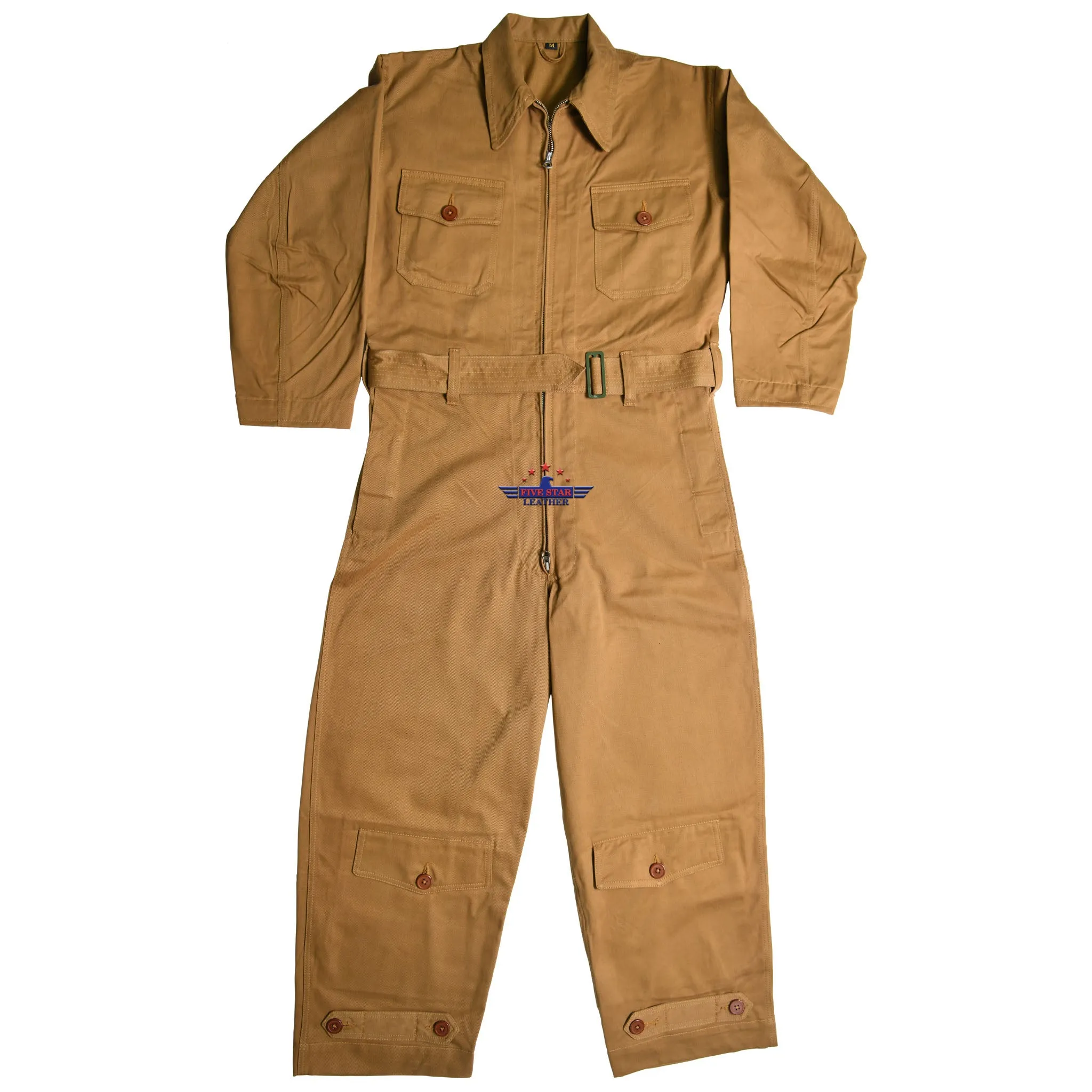 FiveStar Leather Repro USAAF Suit Summer Flying AN-6550 Flying Suit Khaki
