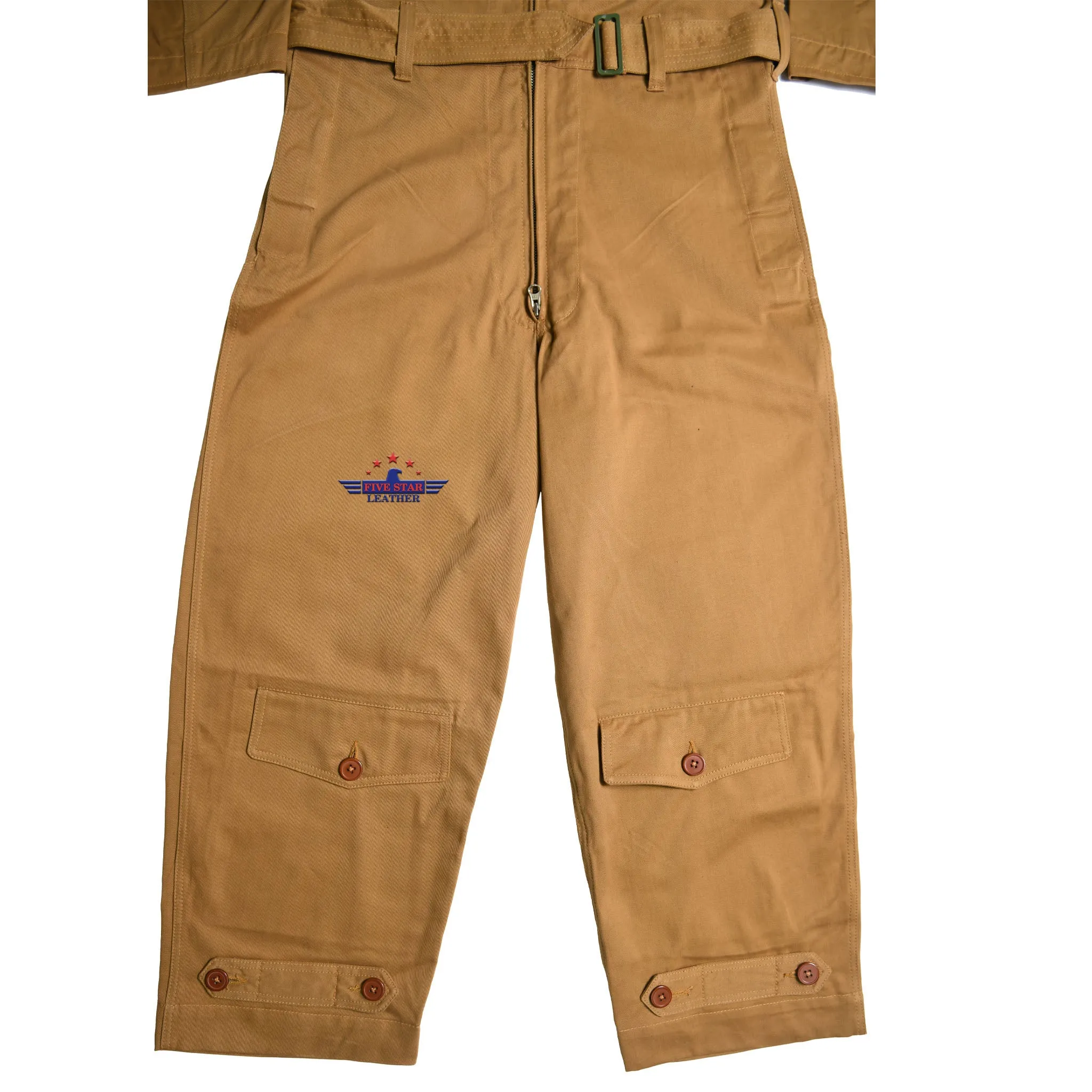 FiveStar Leather Repro USAAF Suit Summer Flying AN-6550 Flying Suit Khaki