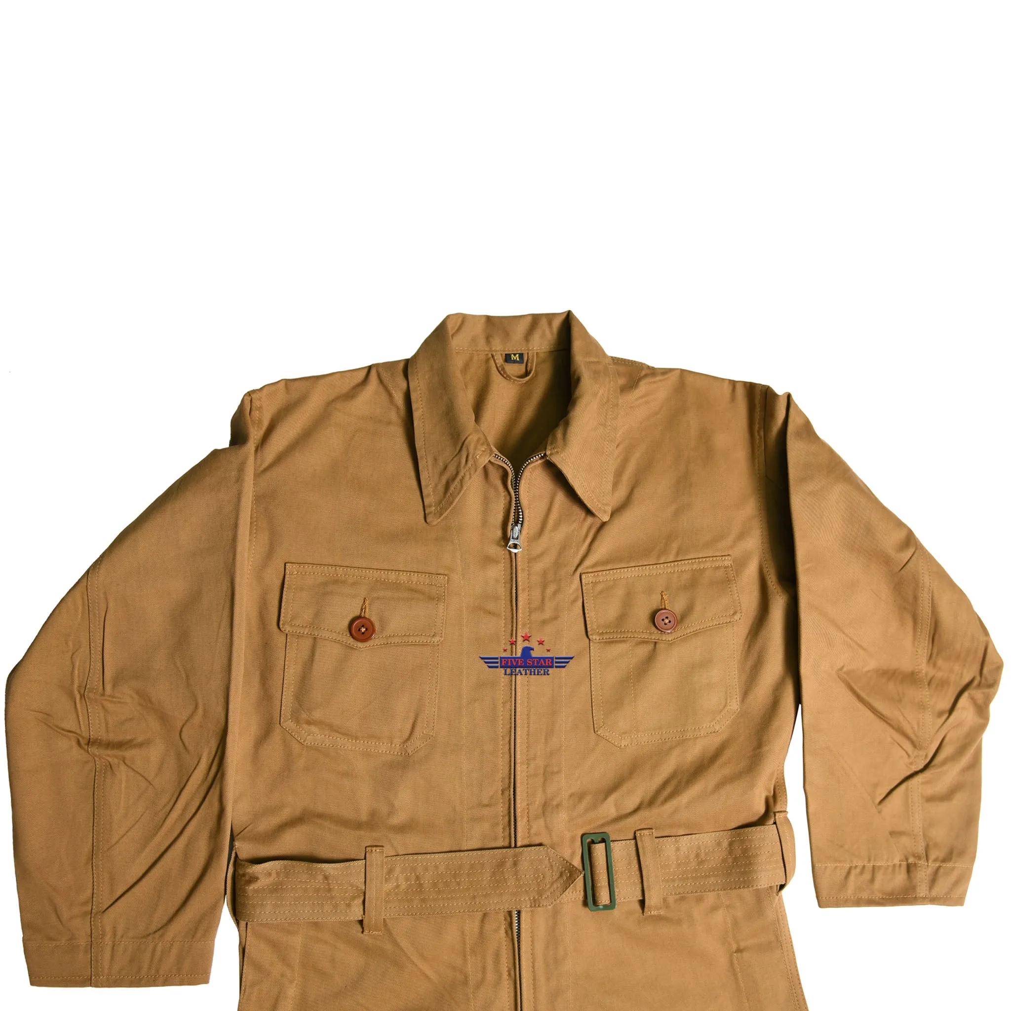 FiveStar Leather Repro USAAF Suit Summer Flying AN-6550 Flying Suit Khaki