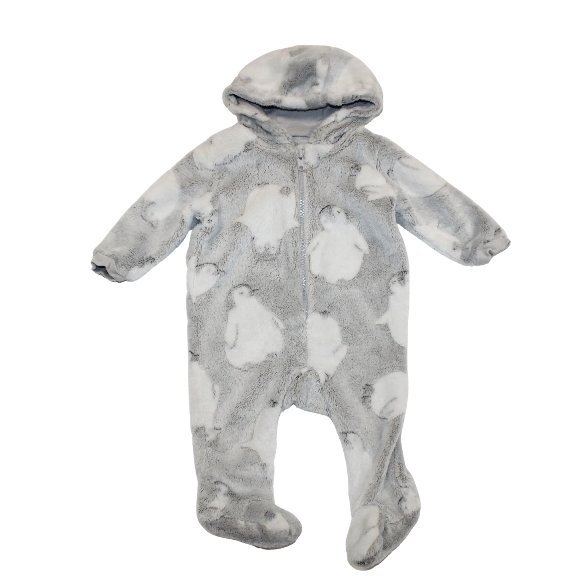 Fluffy Penguin Pram Suit