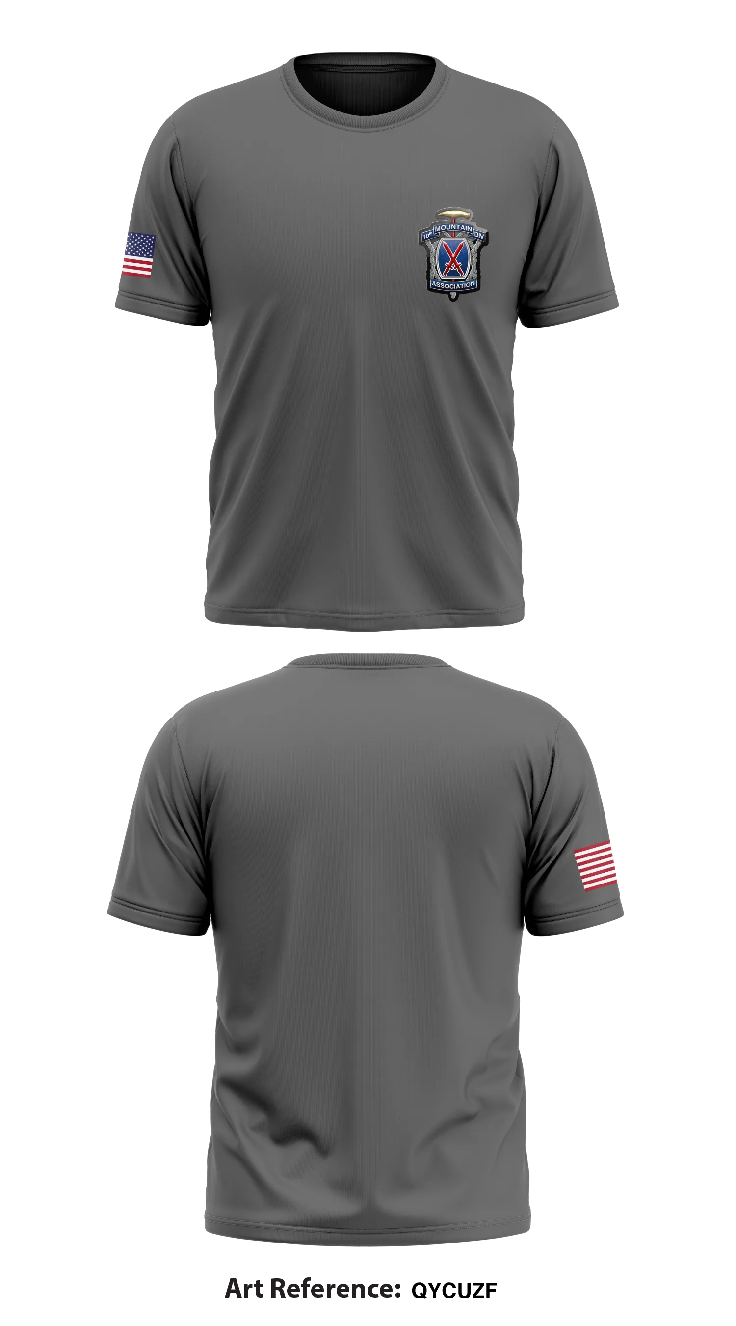 Fort Drum Chapter of the National Association of the 10th Mountain Division Store 1 Core Men's SS Performance Tee - qyCUzf