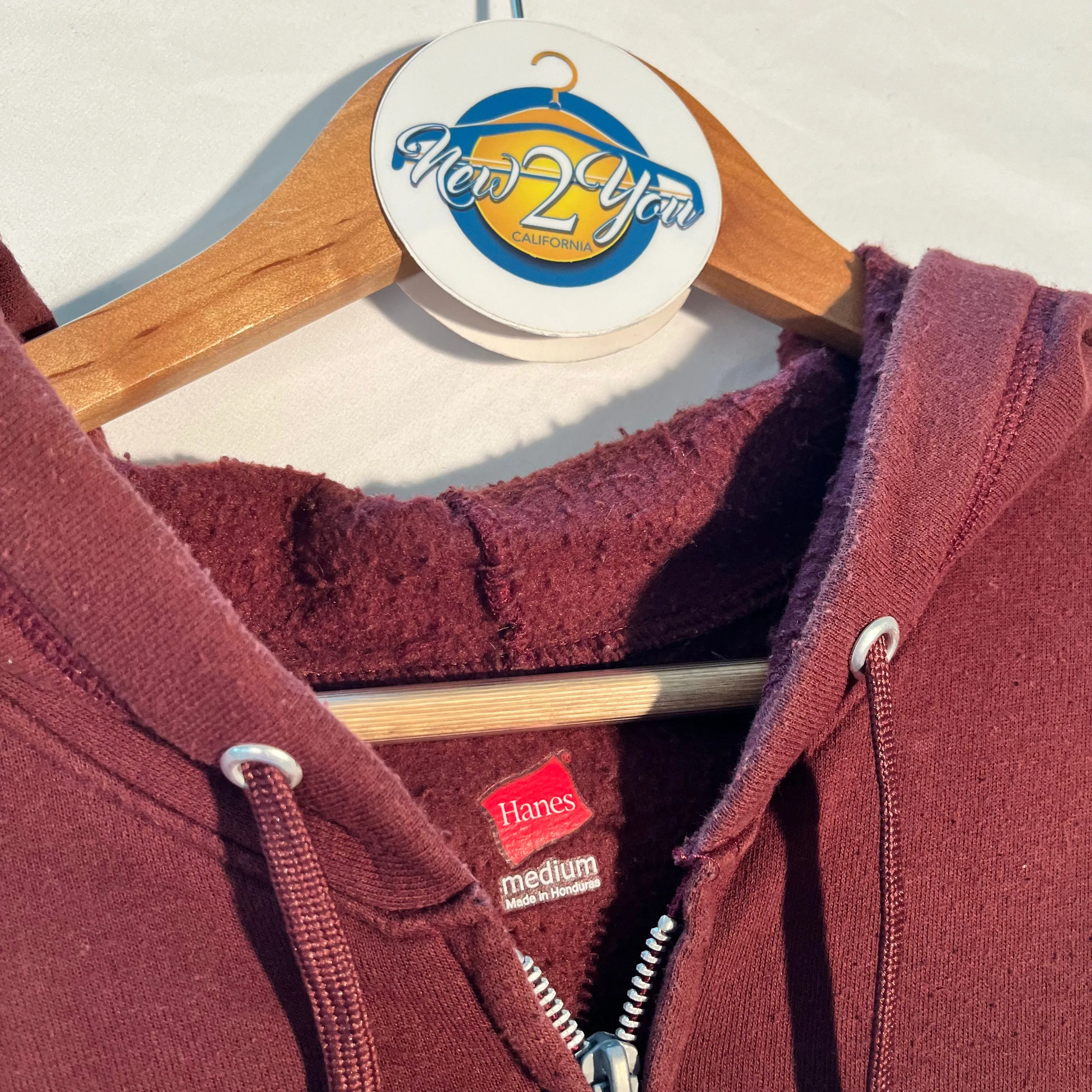 Hanes Maroon Tribal Hoodie