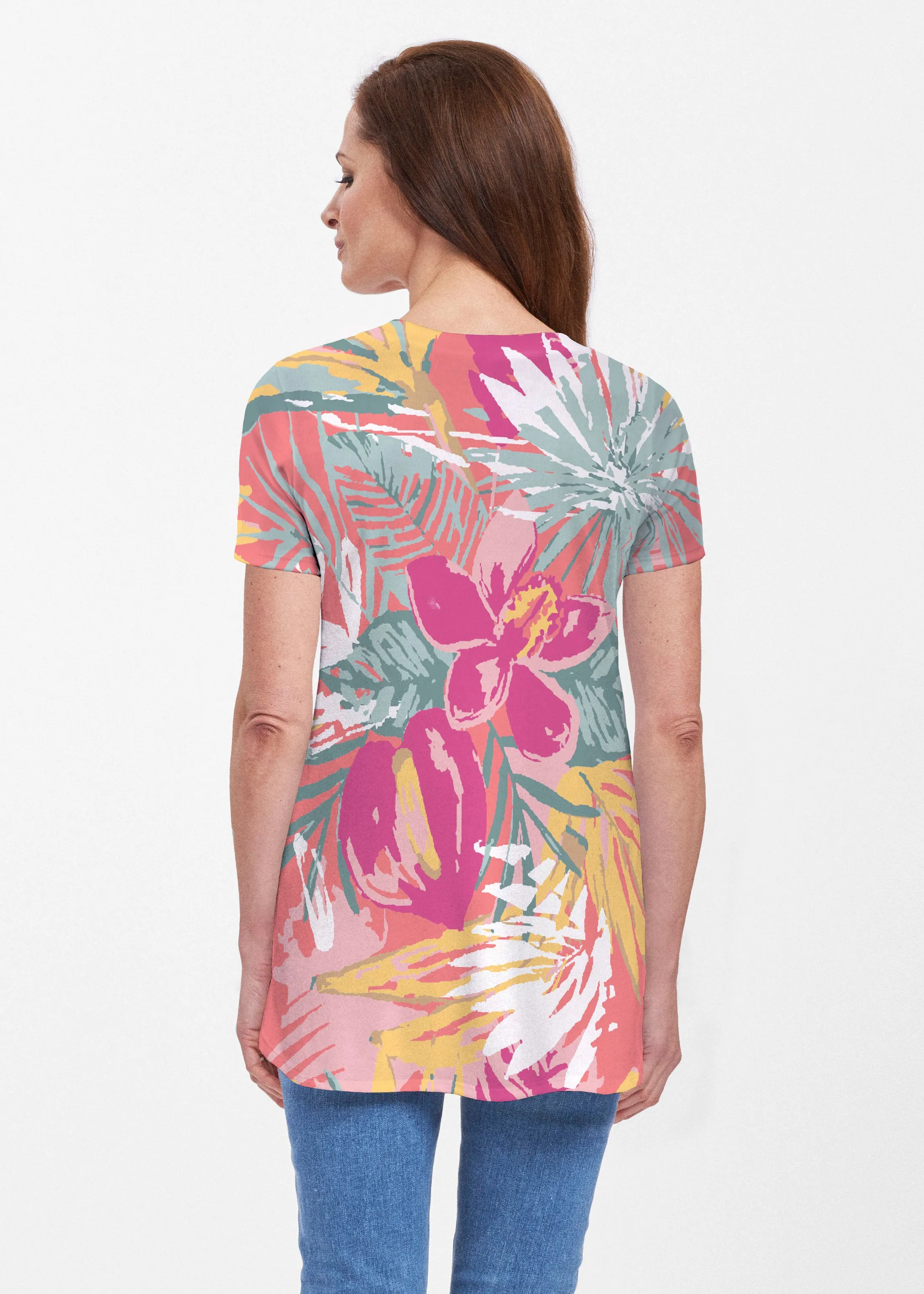 Havana (16152) ~ Butterknit Short Sleeve Tunic
