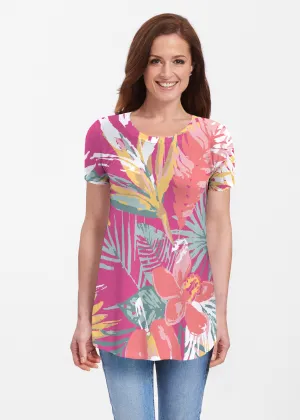Havana (16152) ~ Butterknit Short Sleeve Tunic