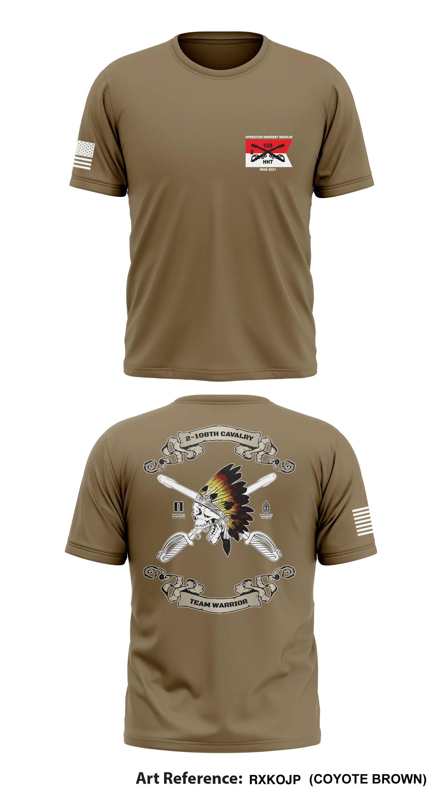 HHT, 2-108TH CAV, 256TH IBCT Store 1 Core Men's SS Performance Tee - RXkOJp
