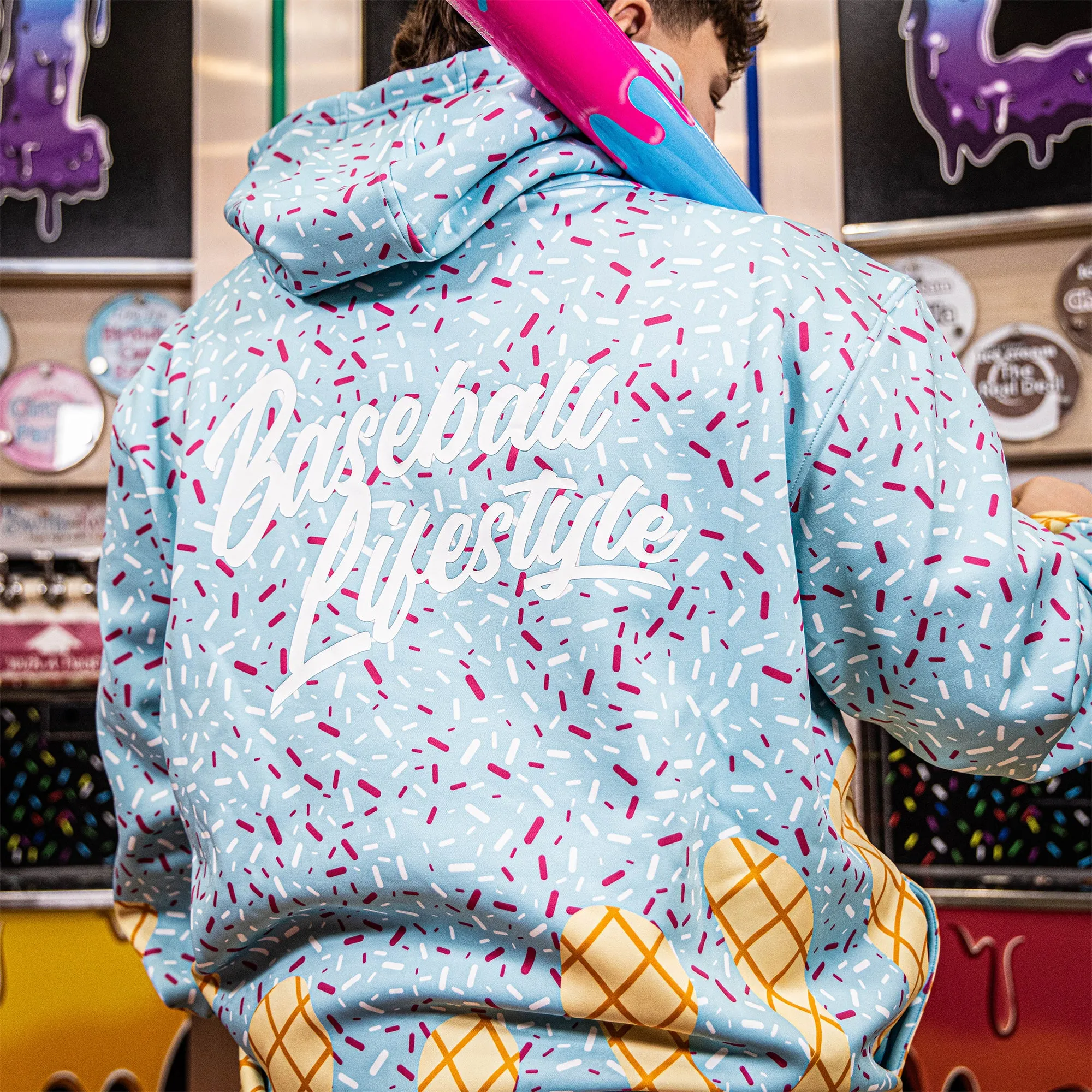 Ice Cream Hoodie - Cotton Candy