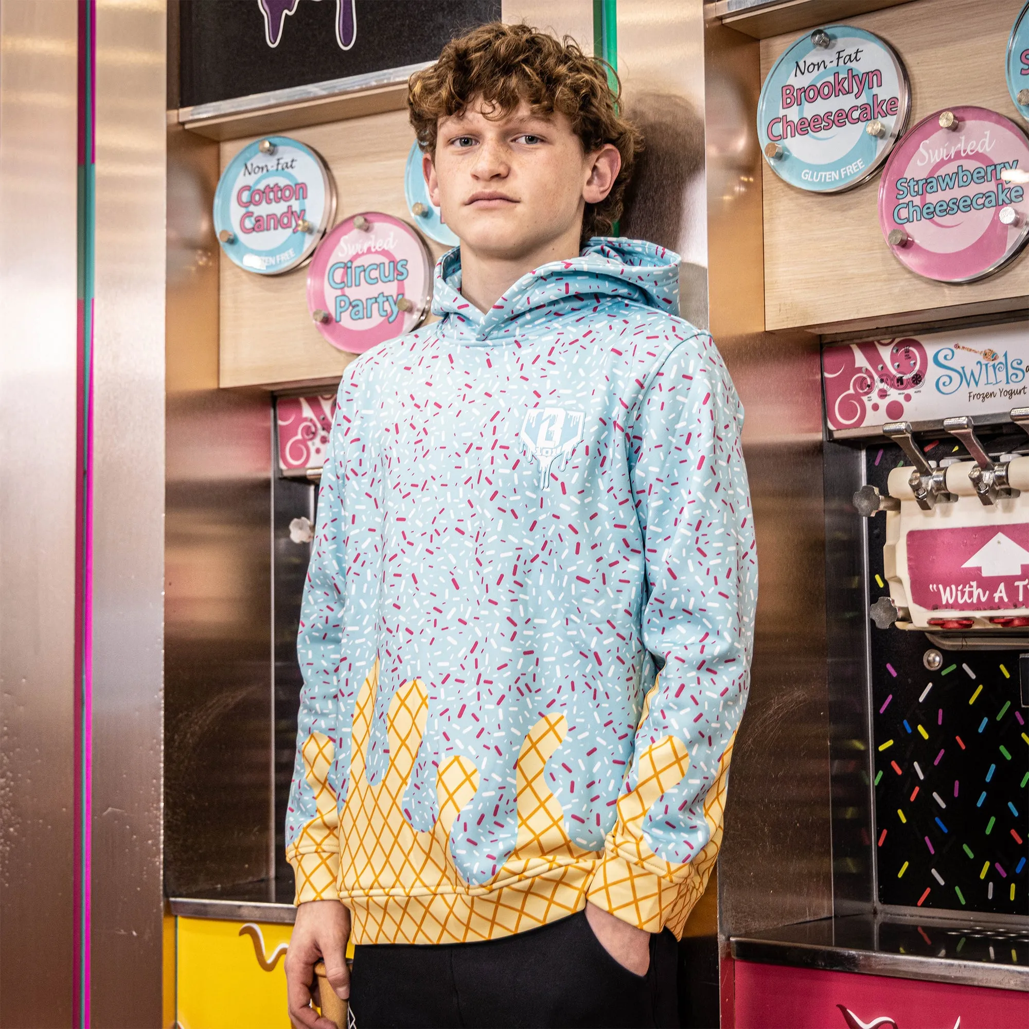 Ice Cream Hoodie - Cotton Candy