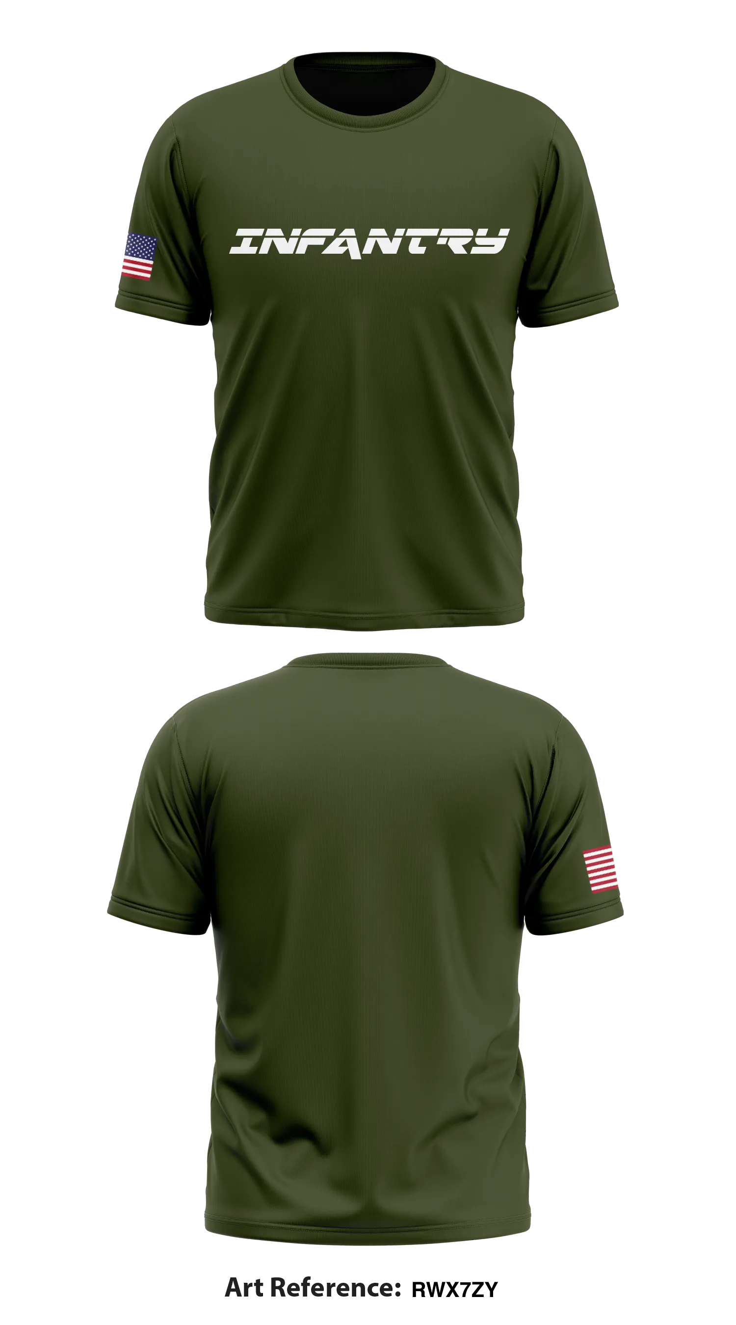 Infantry  Store 1 Core Men's SS Performance Tee - RwX7Zy