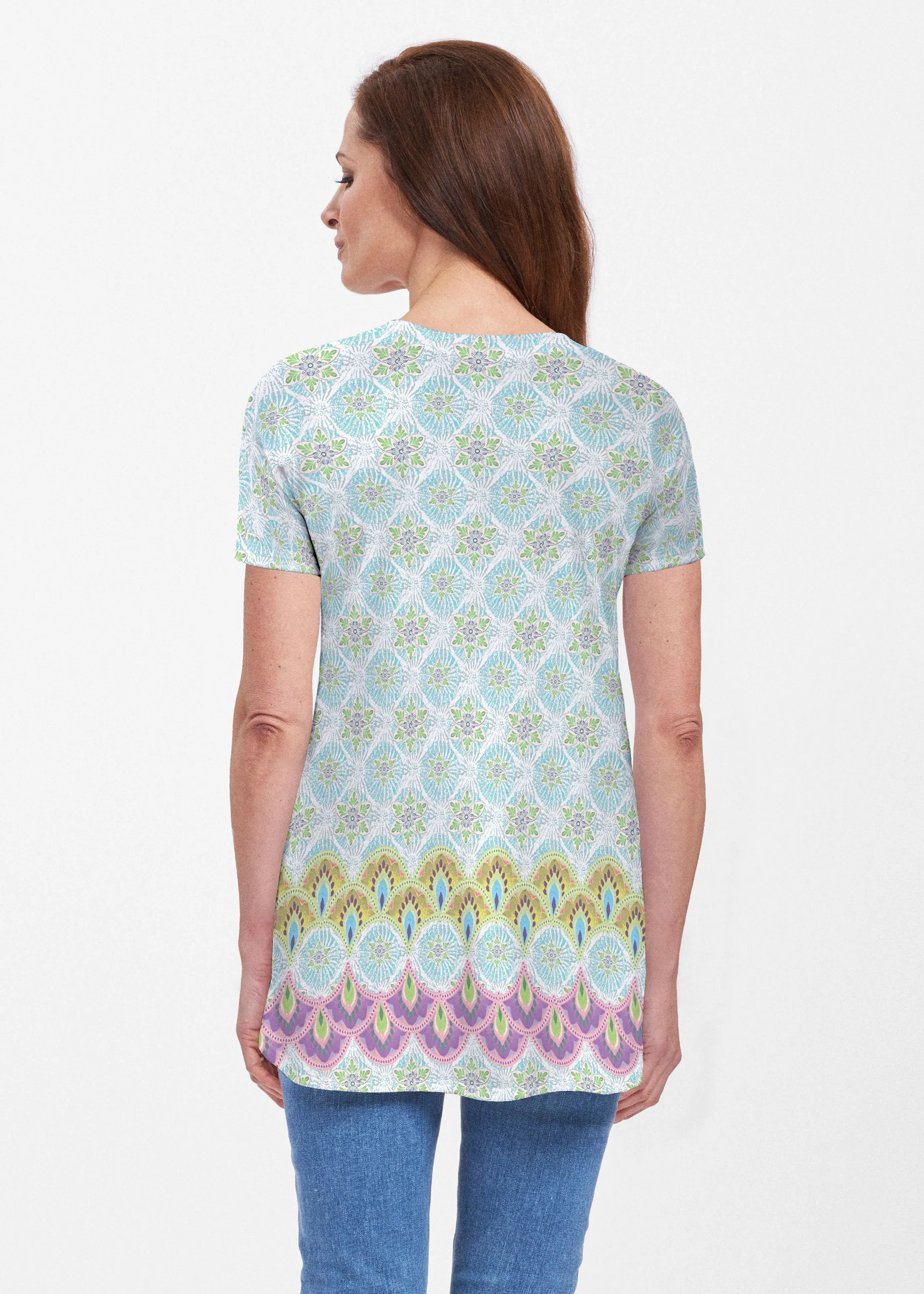 Izzy (19199) ~ Short Sleeve Butterknit tunic