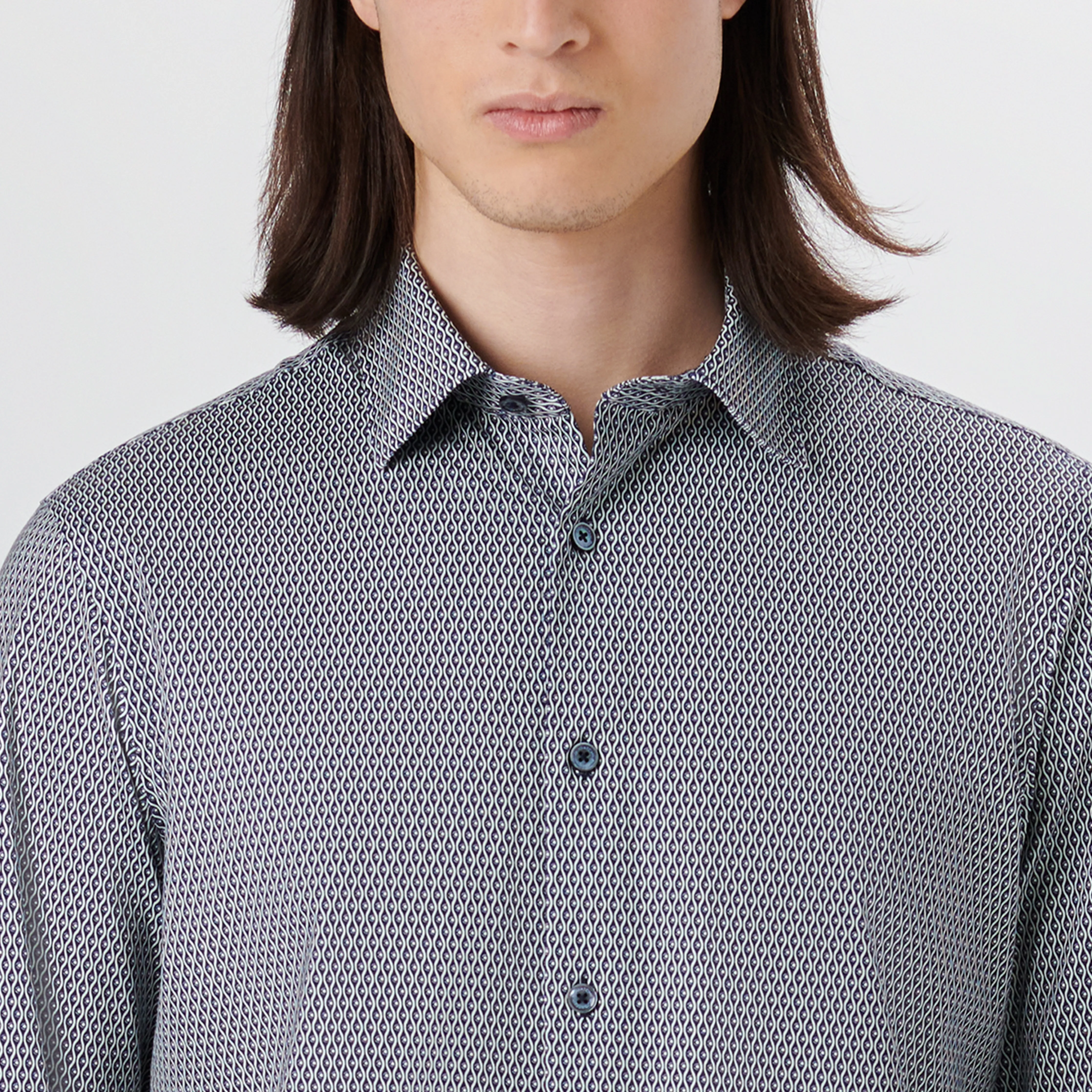 JAMES Ogee Print OoohCotton Shirt