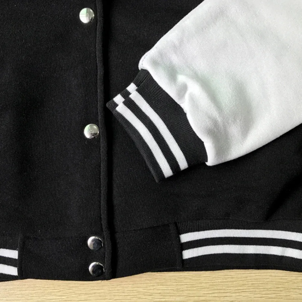 Japanese anime Jujutsu Kaisen Gojo Satoru Baseball Uniform Jacket Men Hip Hop Clothing Fleece Warm Sportswear Oversized Coat