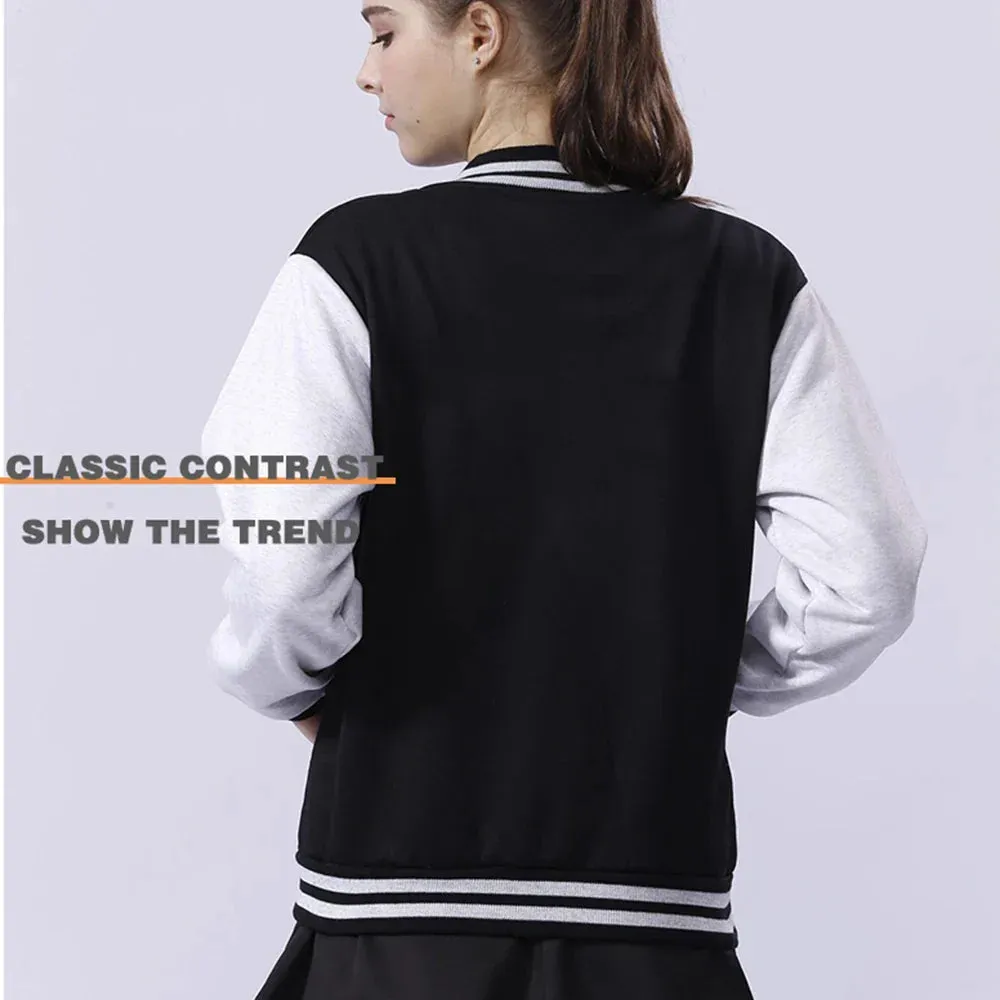Japanese anime Jujutsu Kaisen Gojo Satoru Baseball Uniform Jacket Men Hip Hop Clothing Fleece Warm Sportswear Oversized Coat