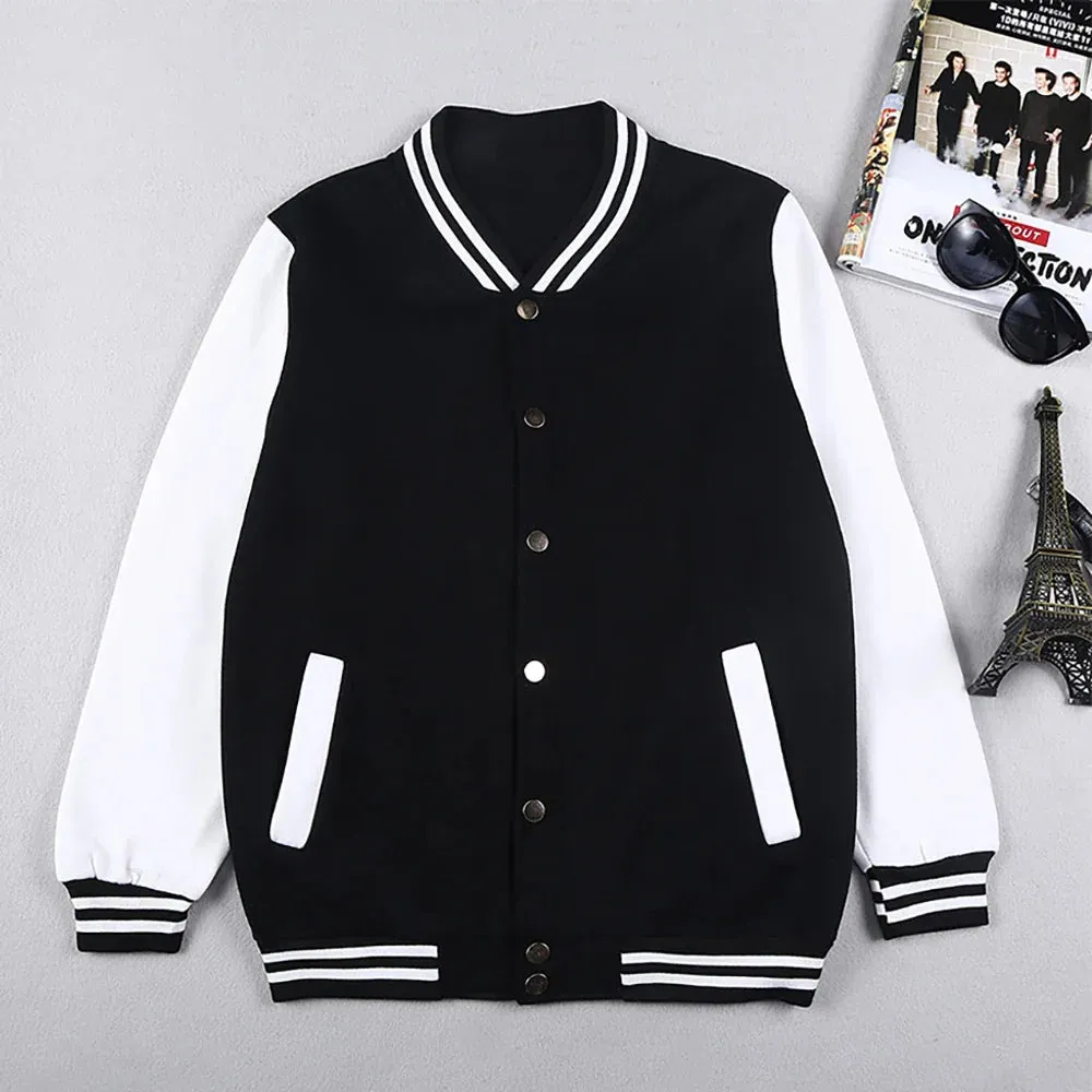 Japanese anime Jujutsu Kaisen Gojo Satoru Baseball Uniform Jacket Men Hip Hop Clothing Fleece Warm Sportswear Oversized Coat